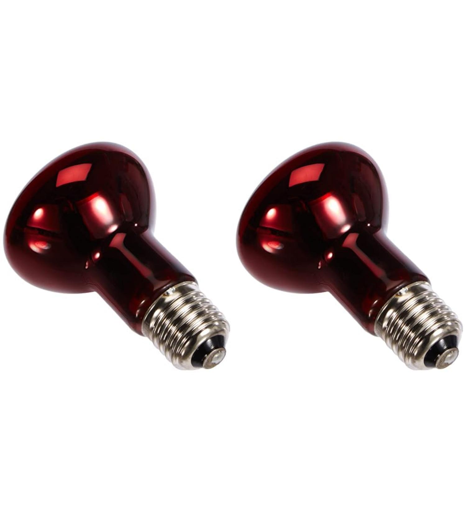 Exo Terra Infrared Basking Spot Lamp - 75W R20 E27 Socket - Pack of 2 for Reptiles | International Shipping - Buy Online on GoSupps.com