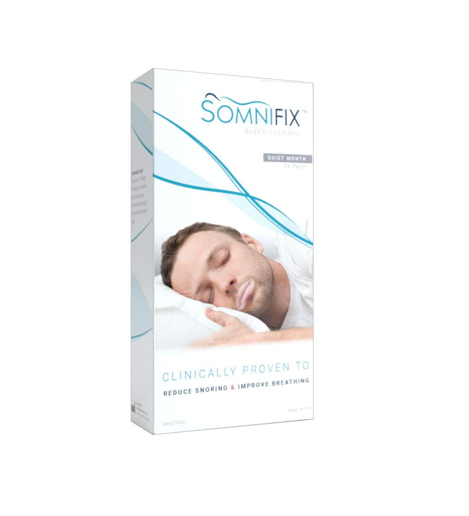 SomniFix Sleep Strips - Gentle Mouth Tape for Nose Breathing & Snoring - Pack of 28 - Buy Online on GoSupps.com