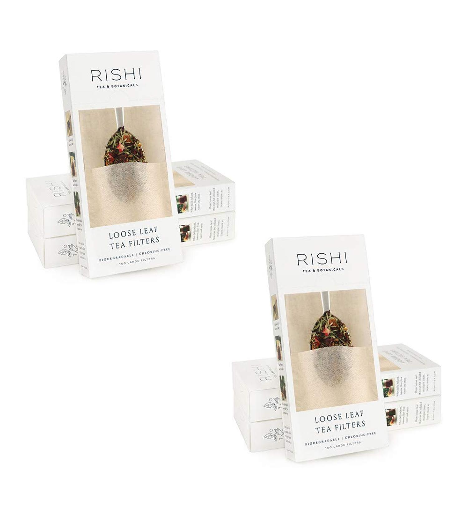 Rishi Tea Loose Leaf Tea Bags - 100 Premium Quality Tea Bags for Optimal Flavor - Buy Online on GoSupps.com