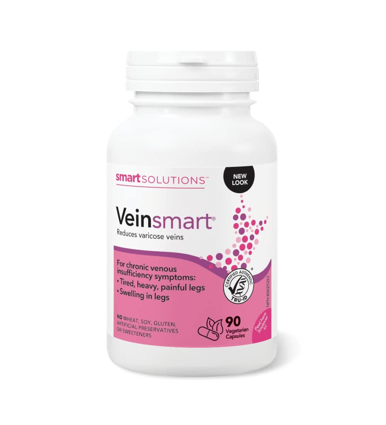 Buy Smart Solutions Veinsmart 90 CT - Natural Support for Vein Health | Fast International Shipping - Buy Online on GoSupps.com