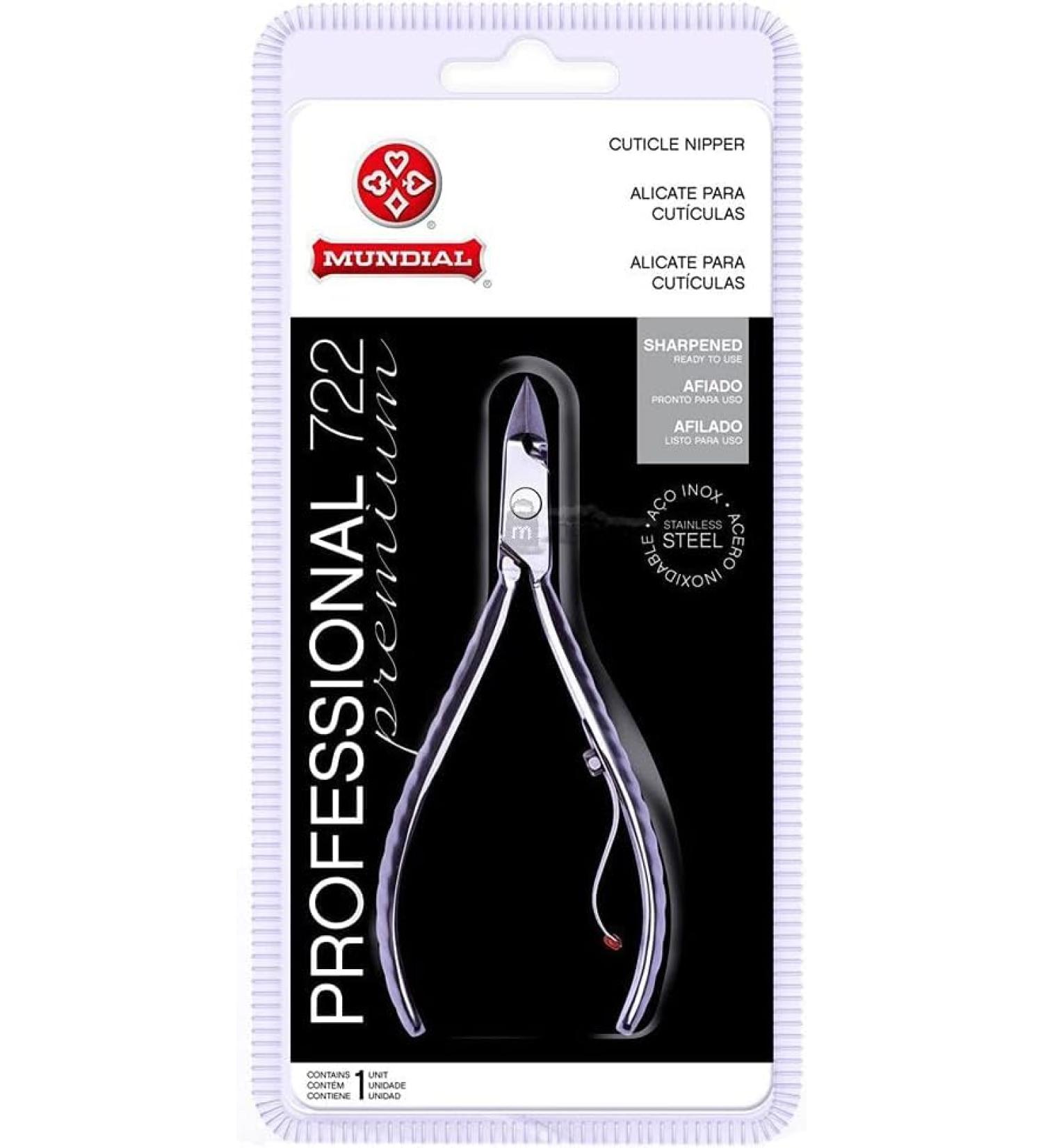 Alicate Mundial 722 Cuticle Nipper Stainless Steel 722 Professional Roca Cosmetics.