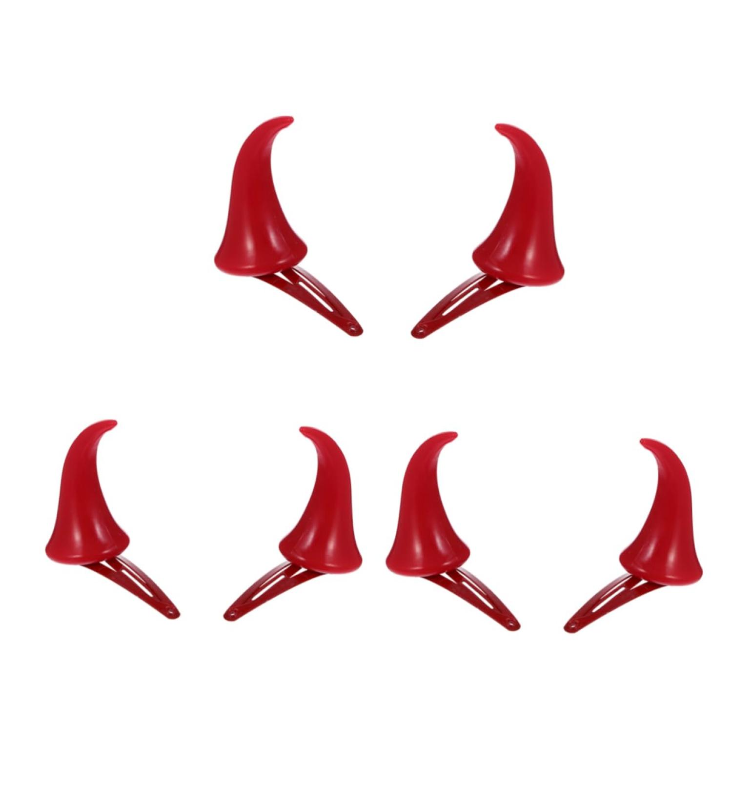 COLLBATH 3 Pairs Halloween Decorative Barrettes Halloween Hairpins Devil Hair Products Devil Horn Hair Clips Red Hair Clips Little Horn Hair Barrettes Halloween Hair Accessories - Buy Online on GoSupps.com