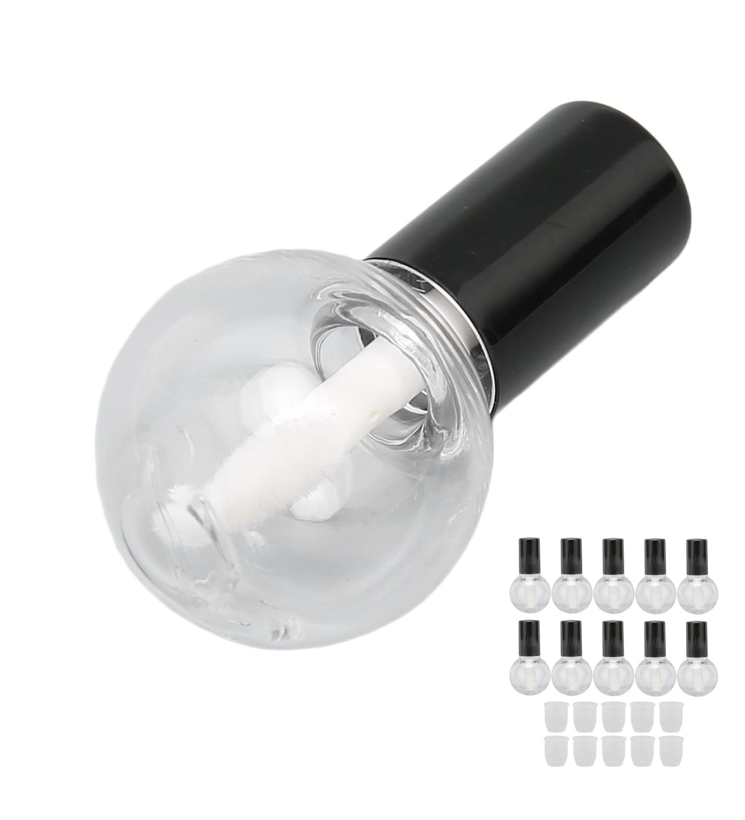 10 Pieces 5ml Empty Lip Gloss Bottles Set - Cute Refillable Mini Tube Containers for DIY Lip Gloss & Lip Balm - Buy Online on GoSupps.com