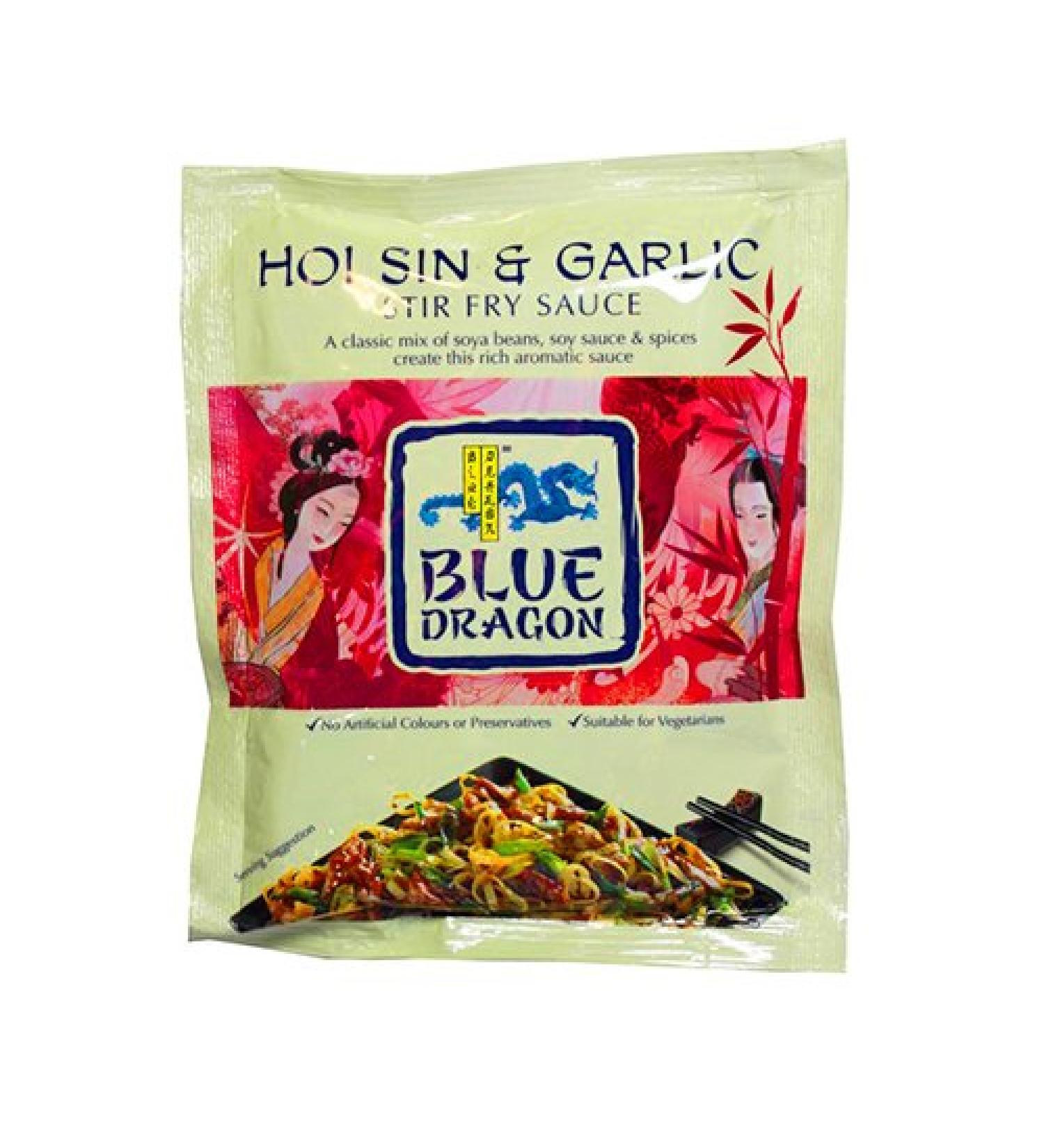 (4 PACK) - Blue Dragon - Hoi Sin & Garlic Stir Fry | 120g | 4 PACK BUNDLE