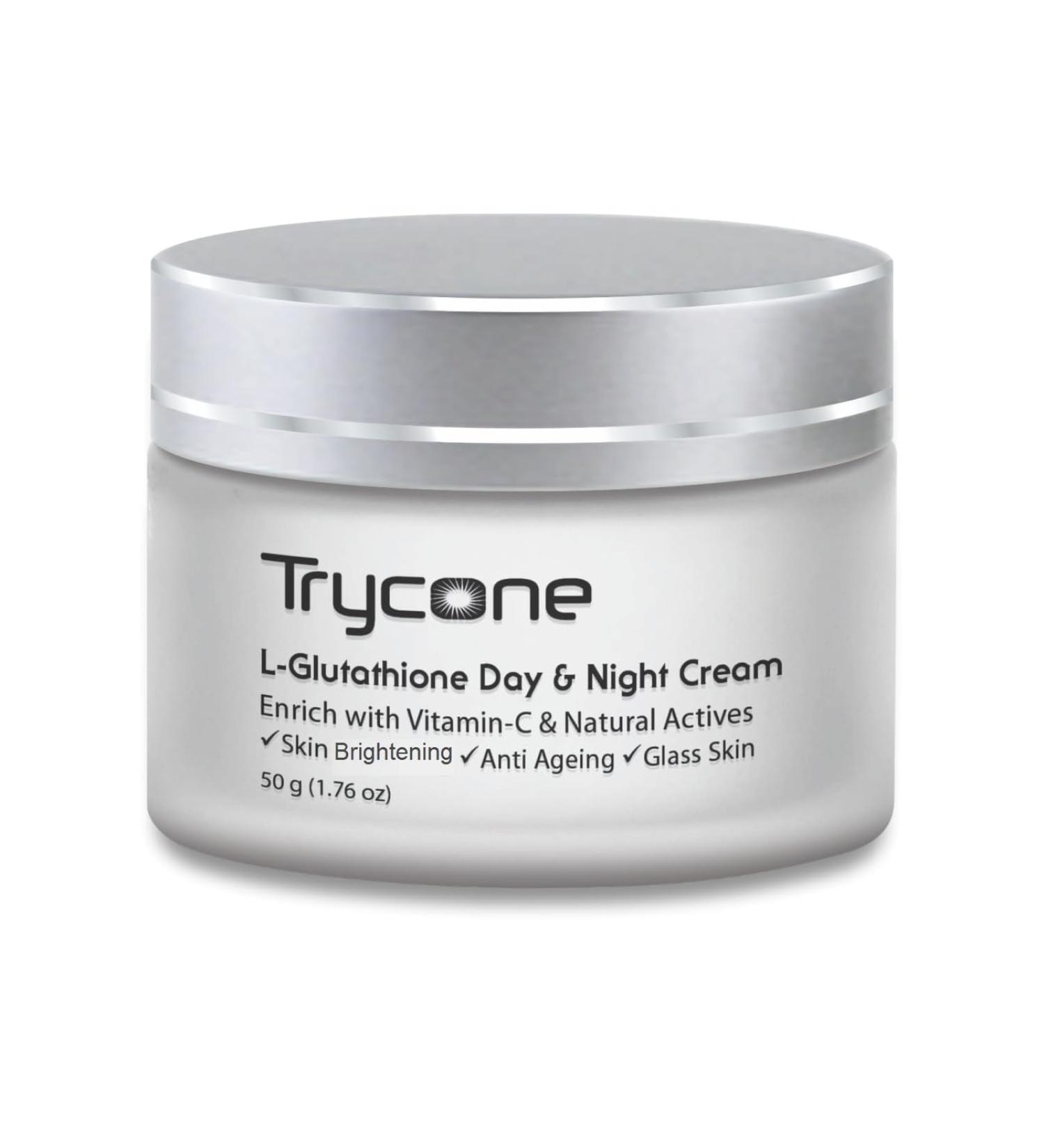 Glutathione & Vitamin C Moisturizer | Anti-Aging Dark Spot Removal | Kojic Acid & Natural Actives | 50g - Buy Online on GoSupps.com