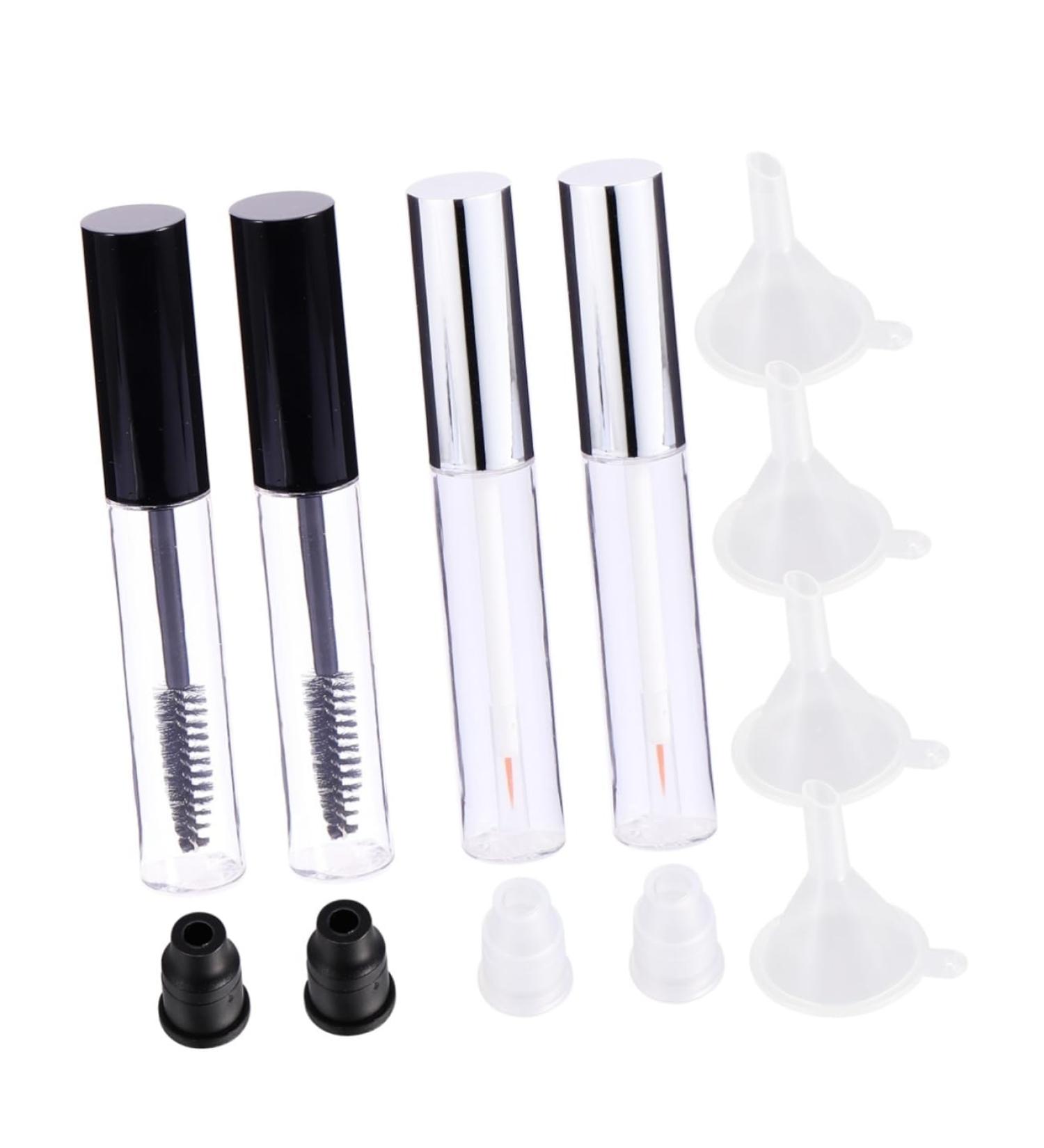 Gogogmee 12pcs Empty Mascara Tube with Eyelash Wand Empty Bottle for Eyelash Wand Tube Volume Mascara Funnel - Buy Online on GoSupps.com
