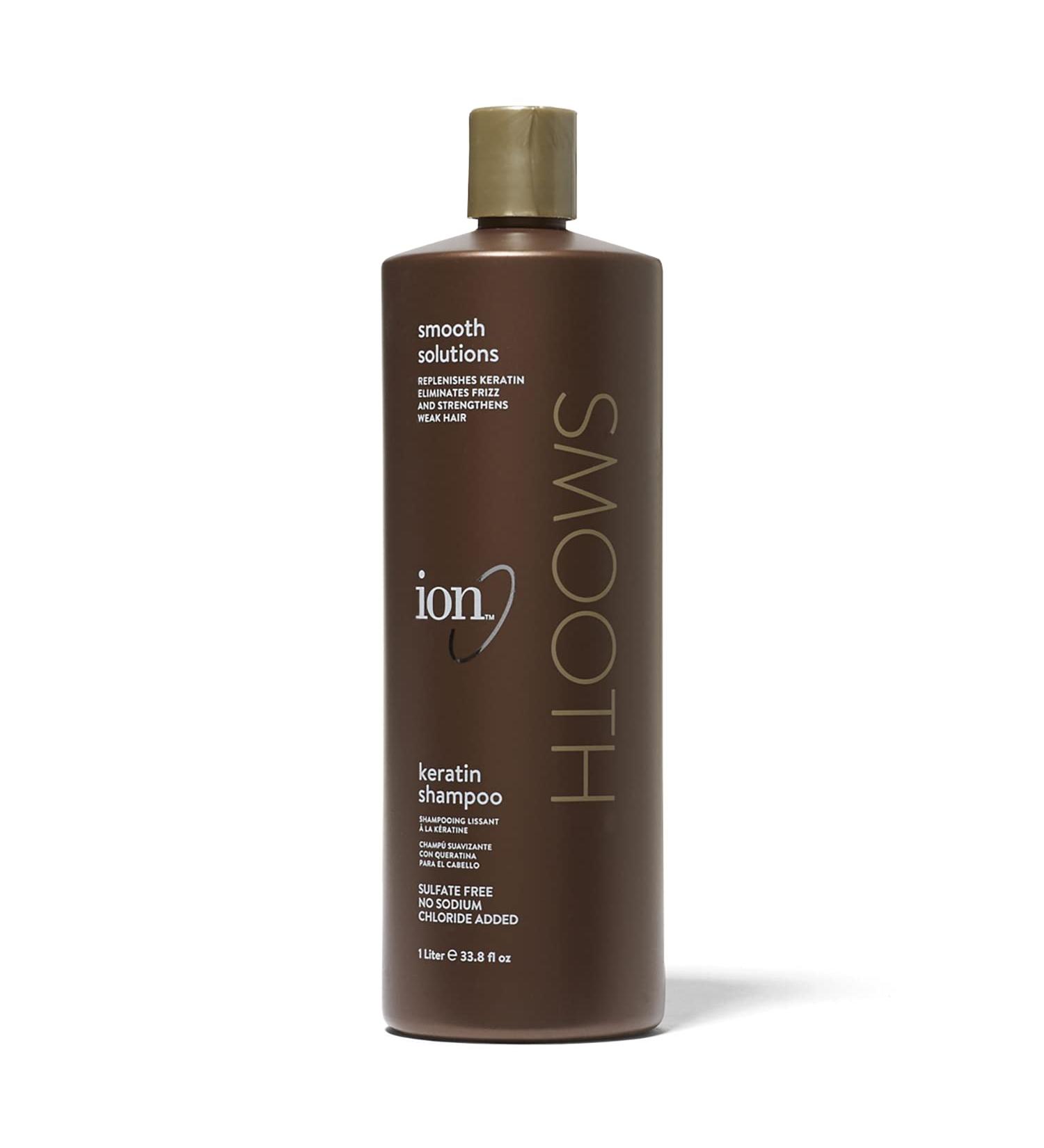 Ion Keratin Smoothing Shampoo 1LT (33.8 Fl Oz) - Pack of 1 | Professional Hair Care - Buy Online on GoSupps.com