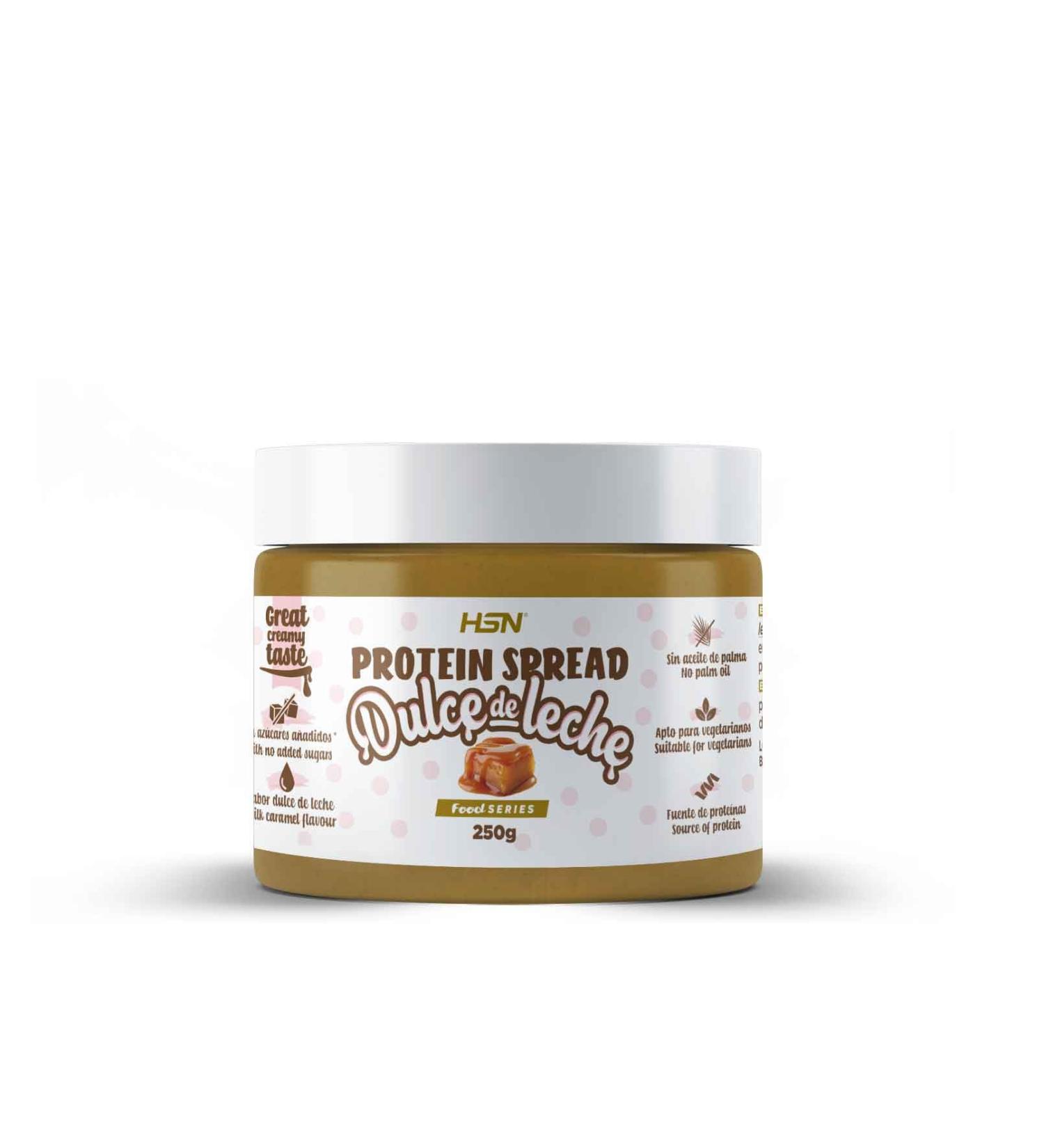 High-Protein Sweetened Milk Cream | With Whey Protein (Milk Protein Concentrate) | Healthy and Delicious Snack | No Palm Oil or Added Sugars | Non-GMO Vegetarian | 250g - Buy Online on GoSupps.com