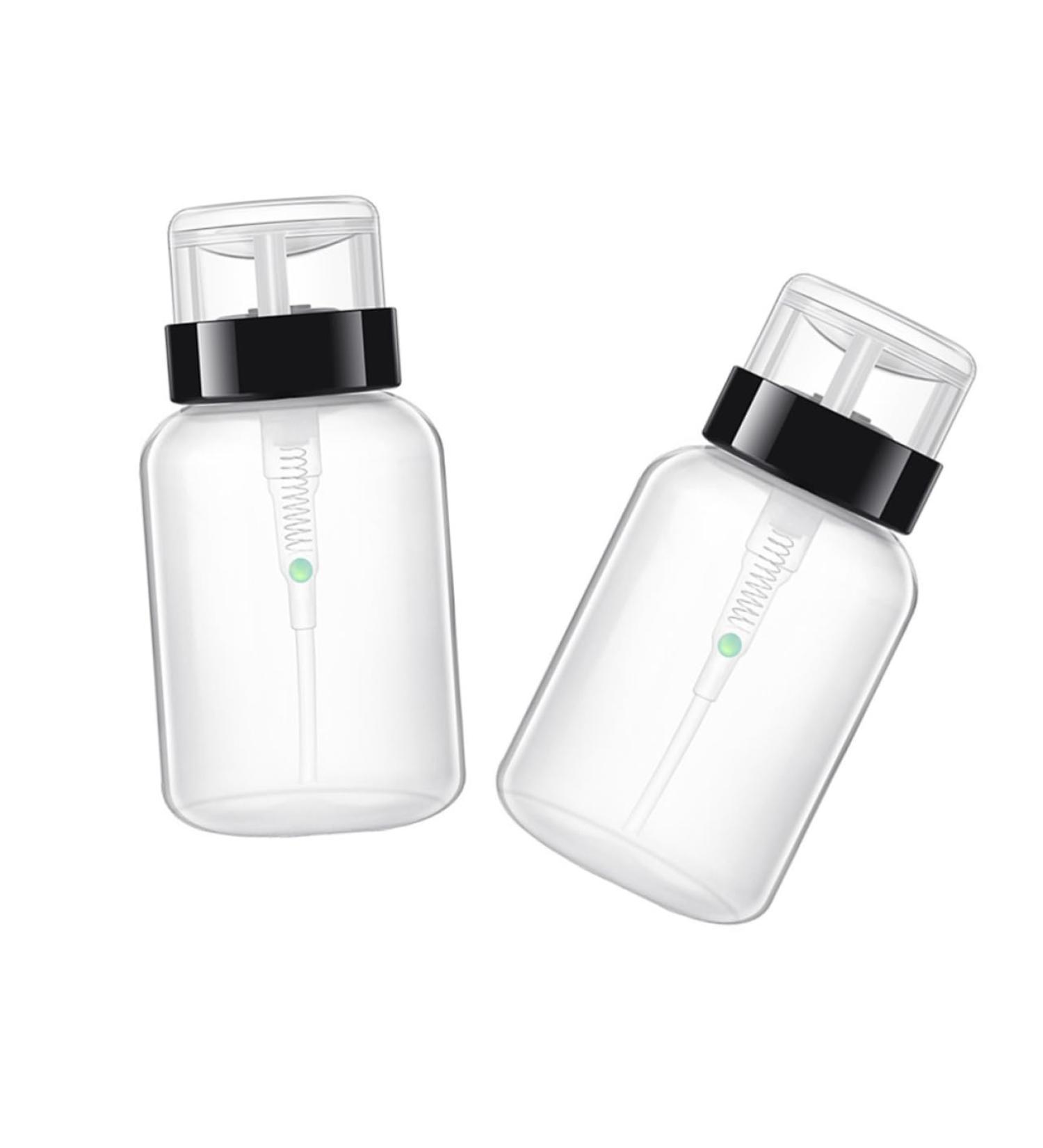  BIUDECO Set of 6 Lockable Plastic 200ml Nail Polish Remover Storage Bottles with Pump - Buy Online on GoSupps.com