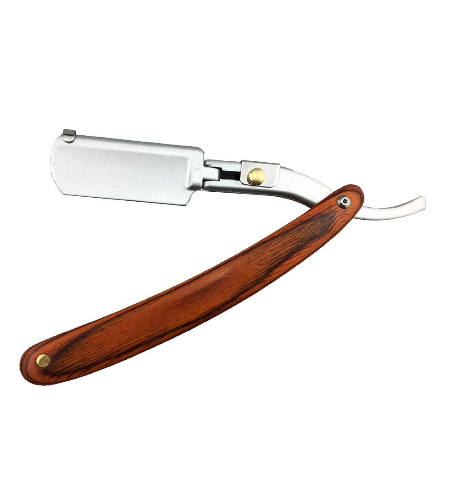 Vintage Straight Razor for Men | High-Quality Haircut & Shaving Tool | Metal & Wooden Design | International Shipping Available - Buy Online on GoSupps.com