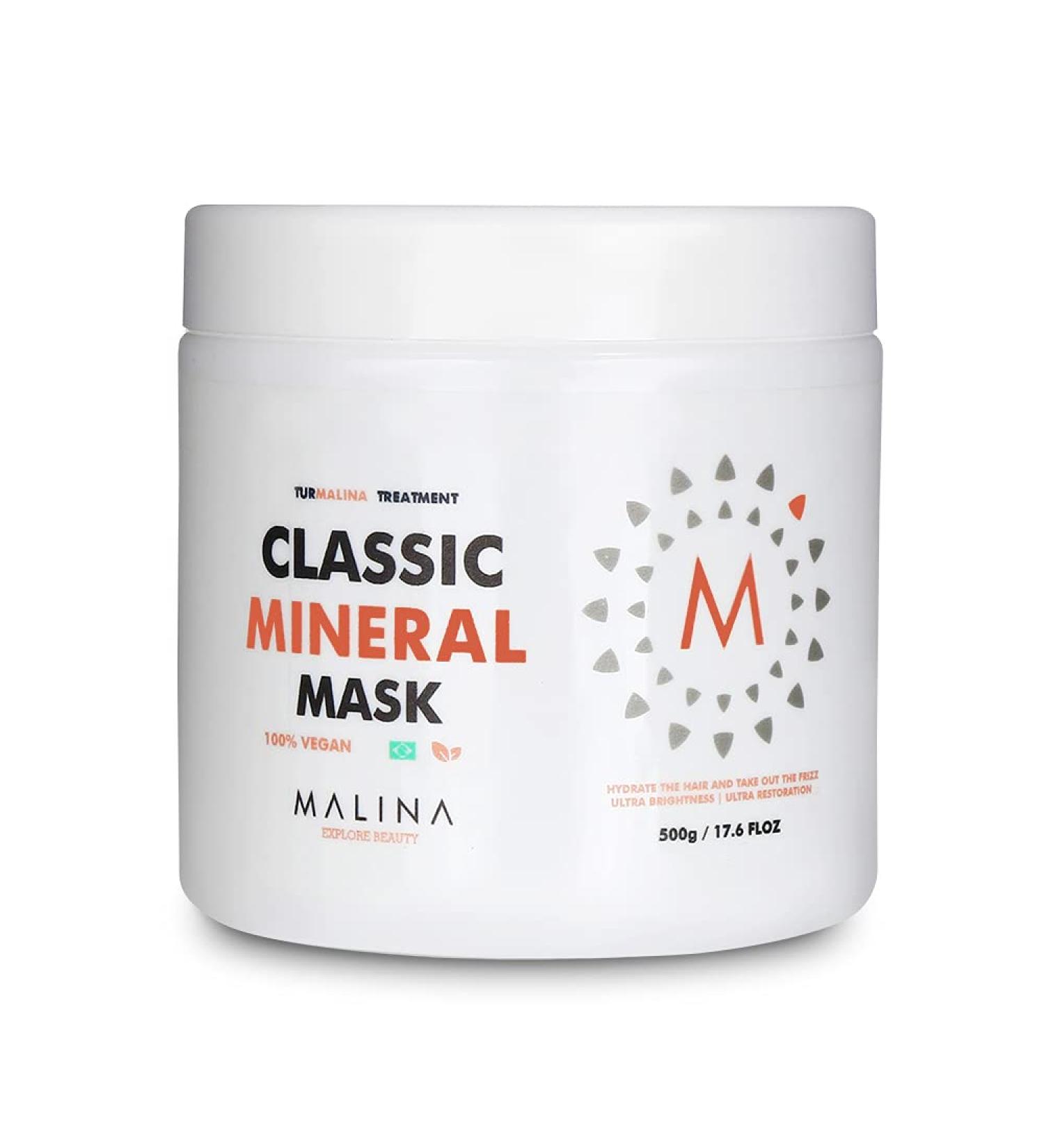 Malina Classic Mineral Mask - Vegan Hair Treatment Repair | 500g - Buy Online on GoSupps.com