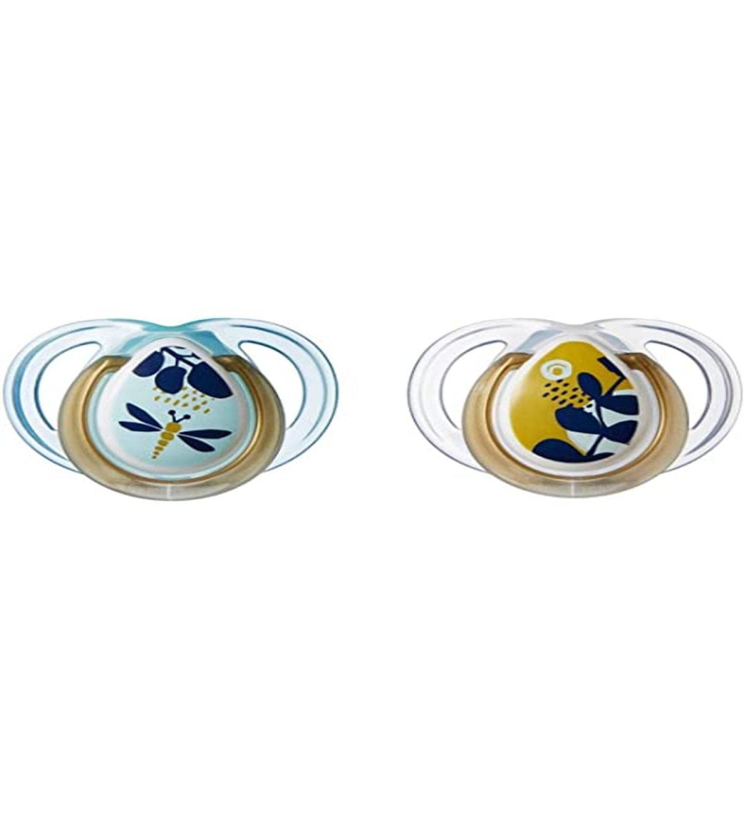 Pacifier Tommee Tippee model TT MODA SOOTHERS 0-6M X2