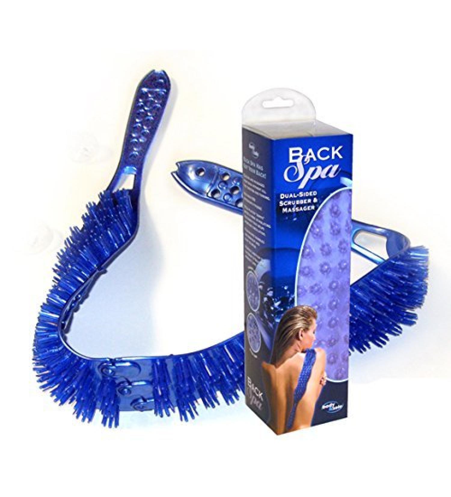 Body & Sole Exfoliating Back Scrubber Brush - Dual-Sided for Deep Cleansing and Skin Invigoration - Stimulates Circulation and Massages Muscles - Perfect for Bath or Shower - Beautifully Packaged Back Spa - Buy Online on GoSupps.com