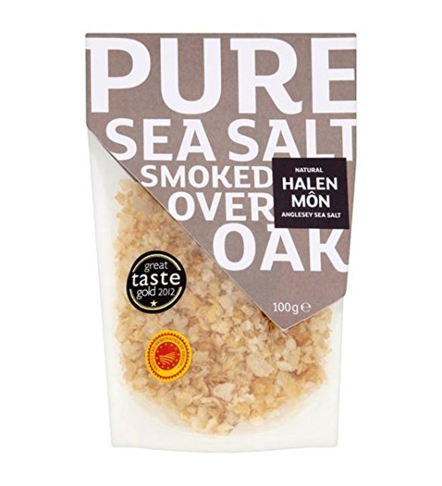 Halen Mn Halen Mon Oak Smoked Sea Sel PDO 100 g
