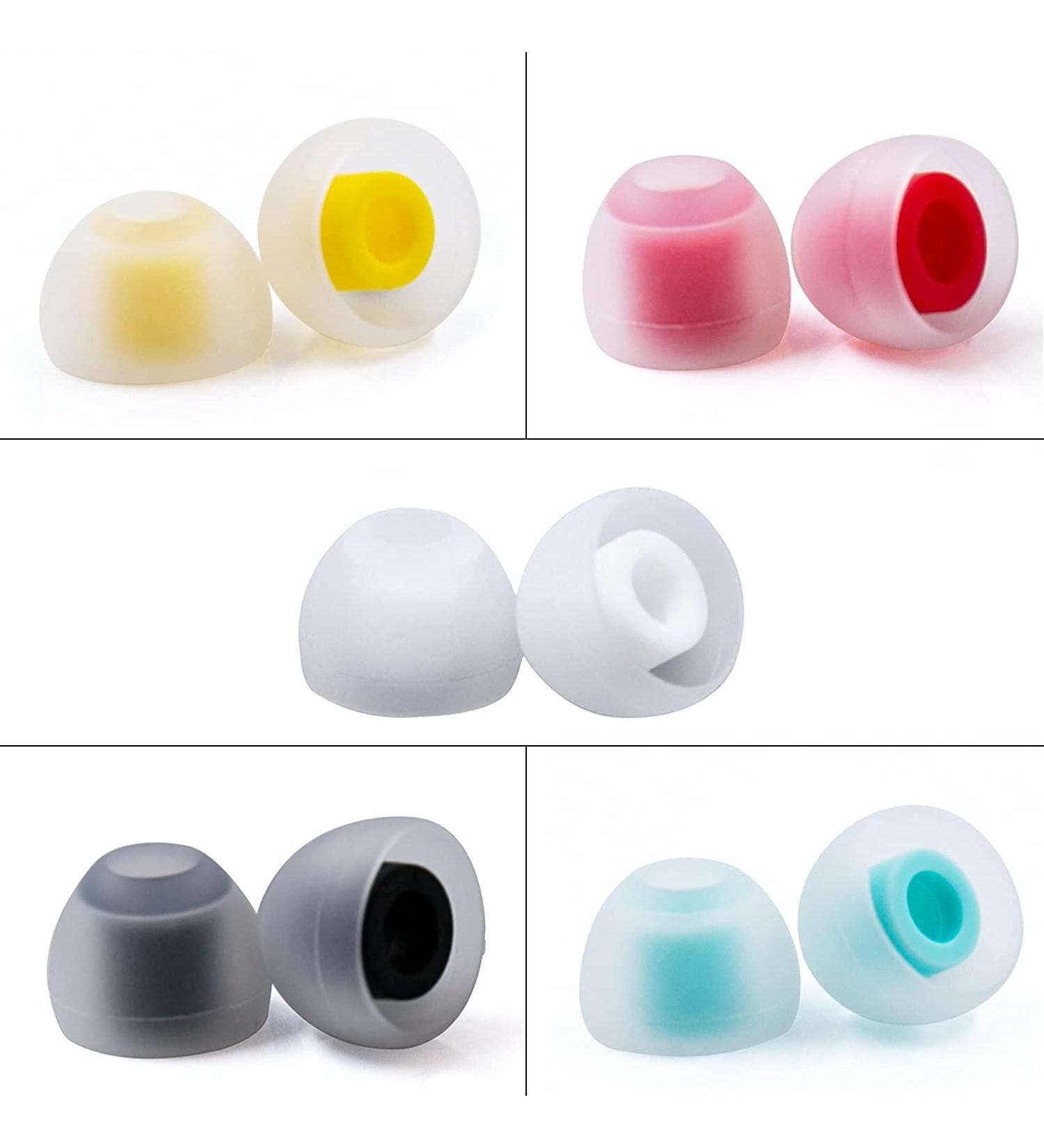 Kbear07 Replacement Earplugs for Wireless Headphones | Patented Silicone Tips | Block Ambient Noise | Safe Fit & Maximum Comfort | 5 Sizes & Colors Available - Buy Online on GoSupps.com