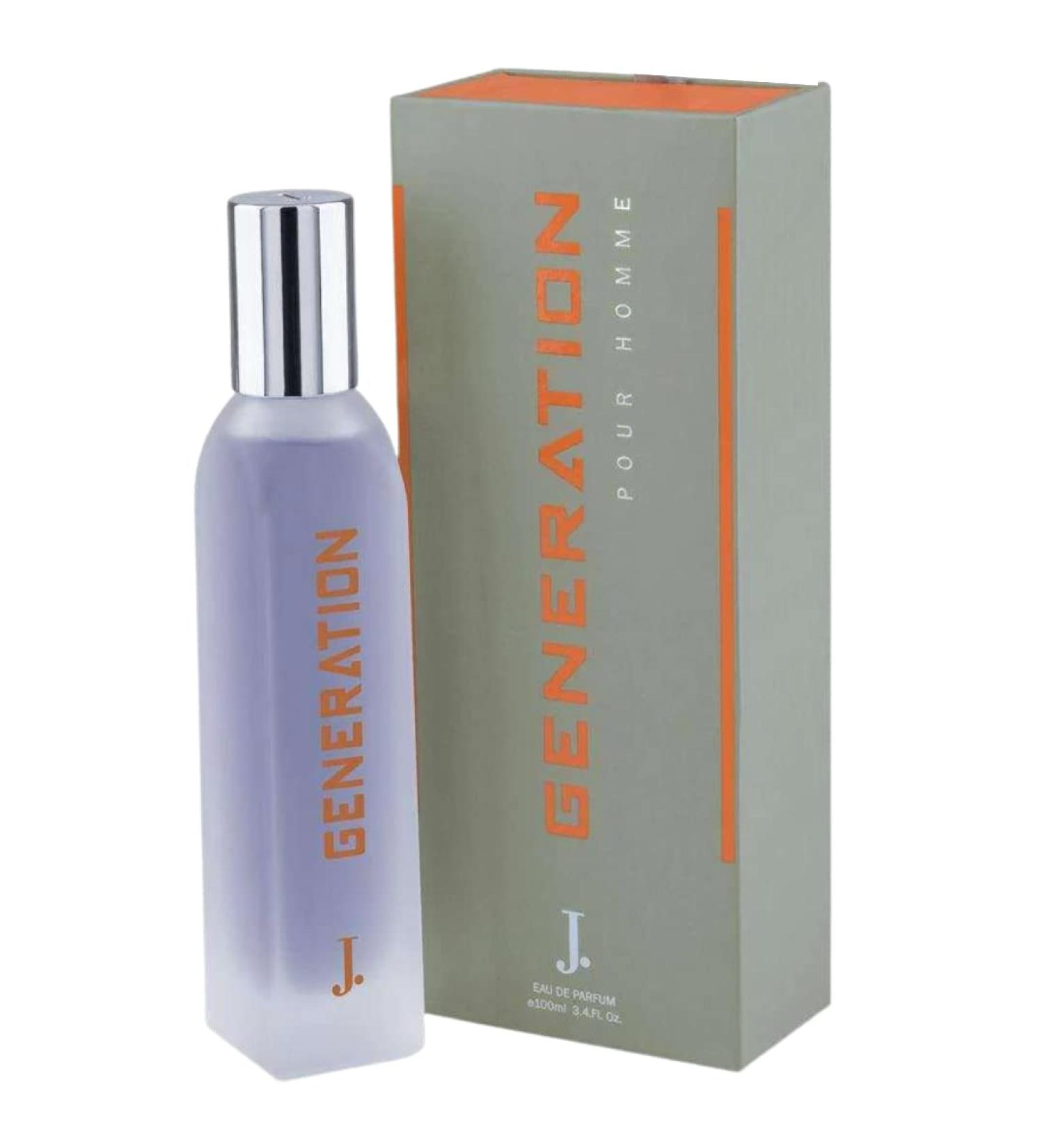 Generation For Men EDP- 100 ML (3.4 Oz) | Freshness of bergamot lemon Floral and dry notes of cedar wood. - Buy Online on GoSupps.com