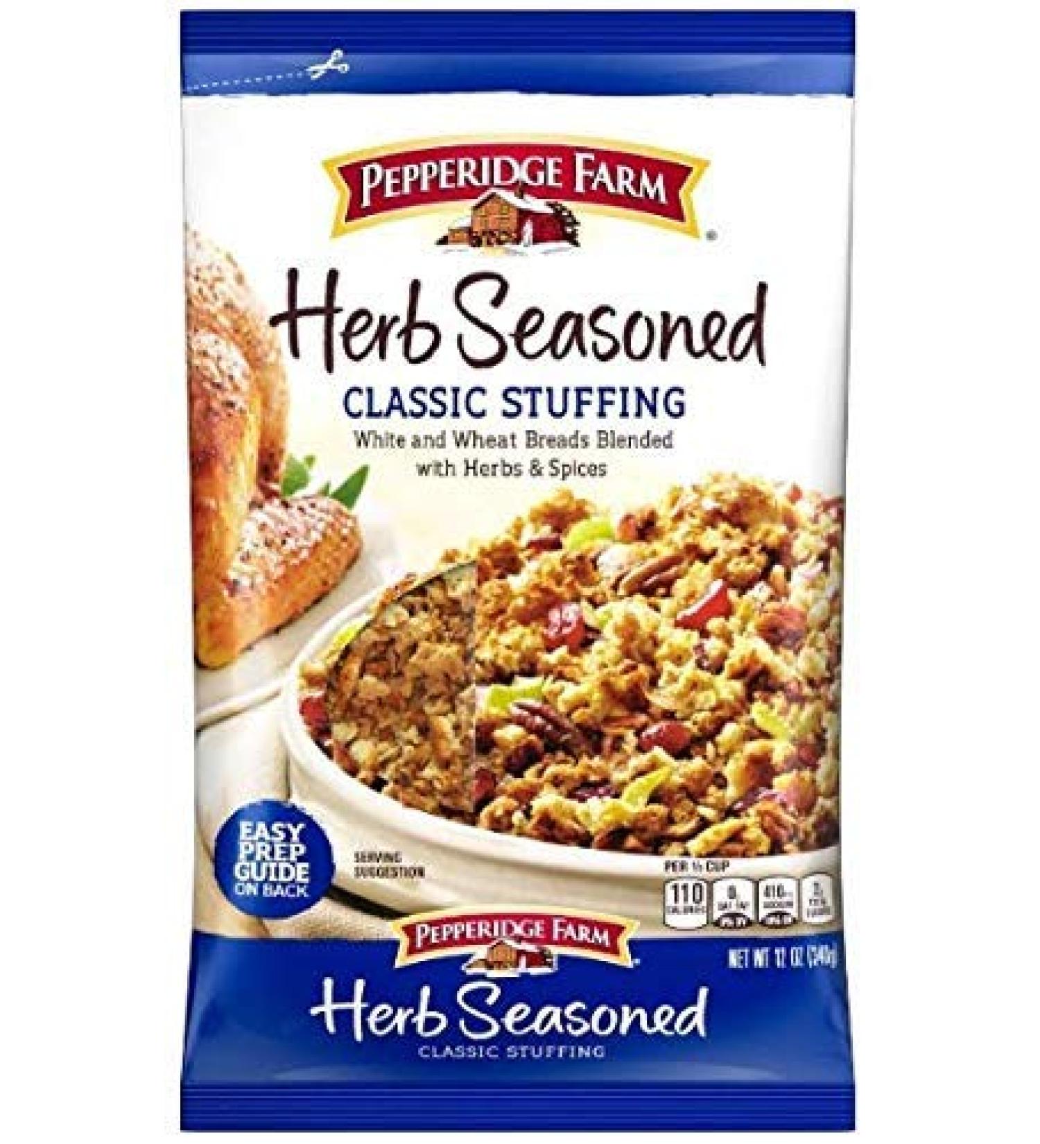 Pepperidge Farm - Herb Seasonsed - Classic Stuffing - Pack of 3 12oz Bags