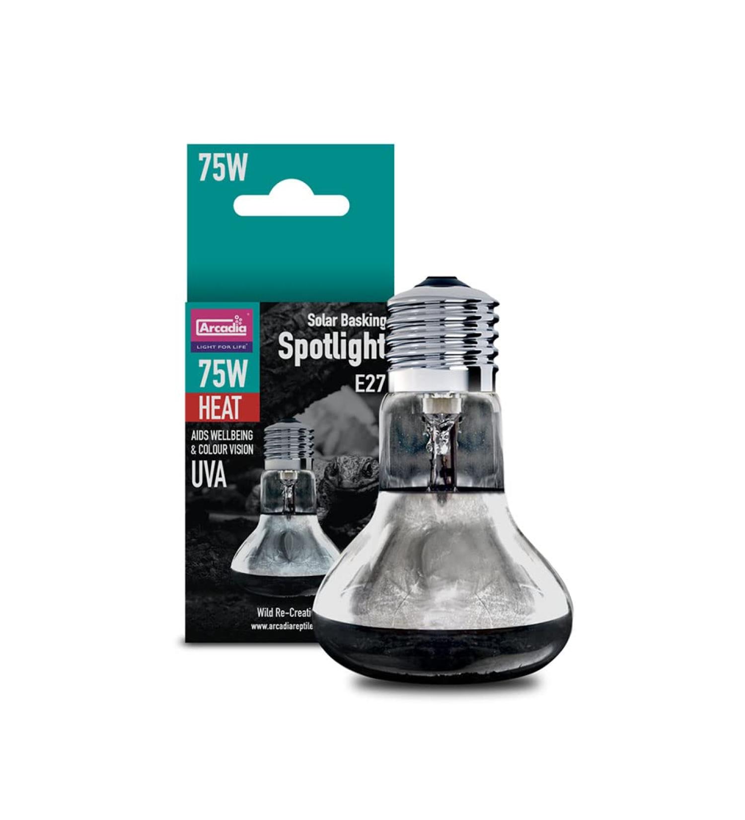 Arcadia SBS75 Solar-Powered Uva Basking Spotlight 75 Watt