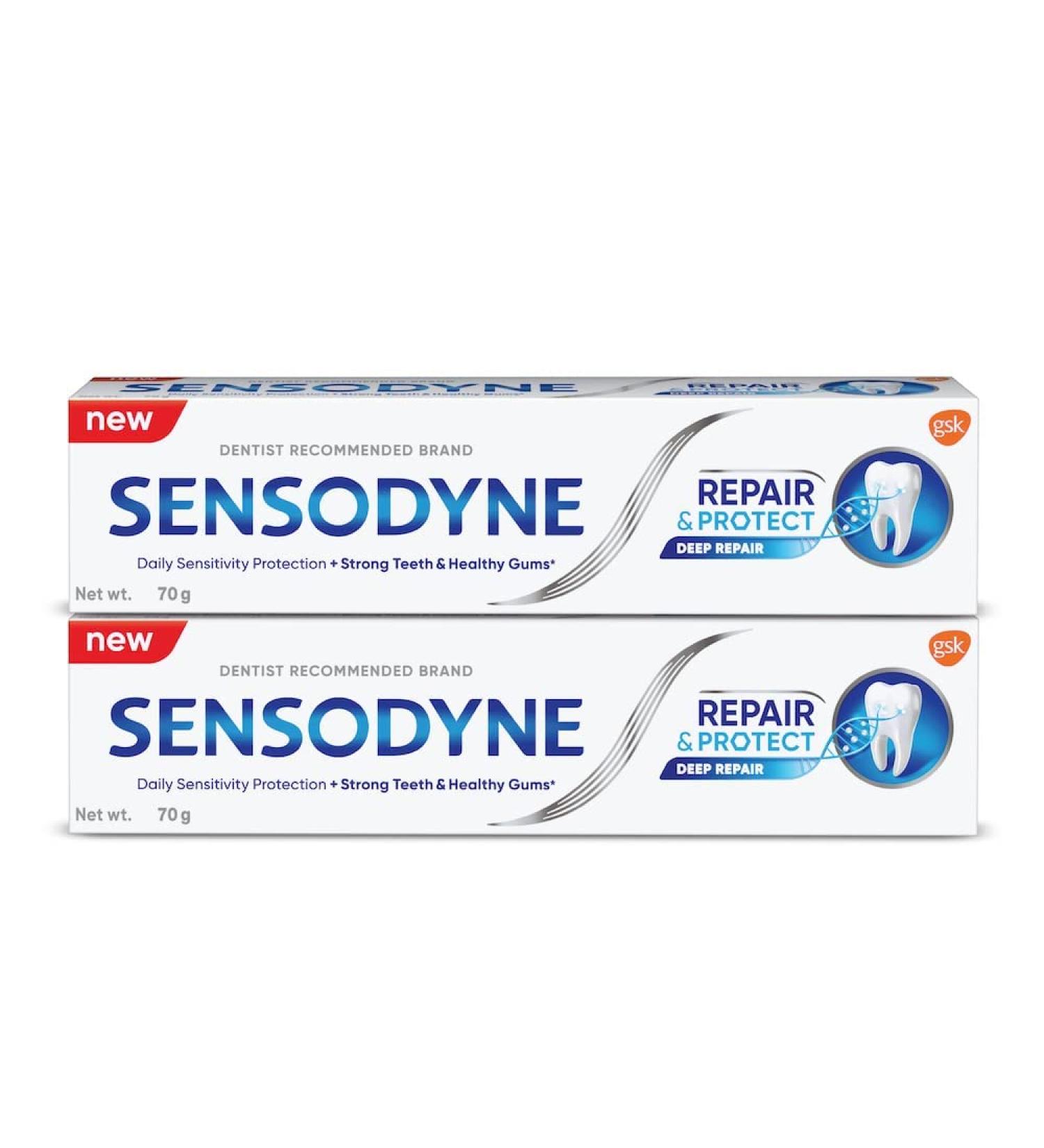 Sensodyne Repair & Protect with NovaMin (Pack of 6) - Relief for Sensitive Teeth - Buy Online on GoSupps.com