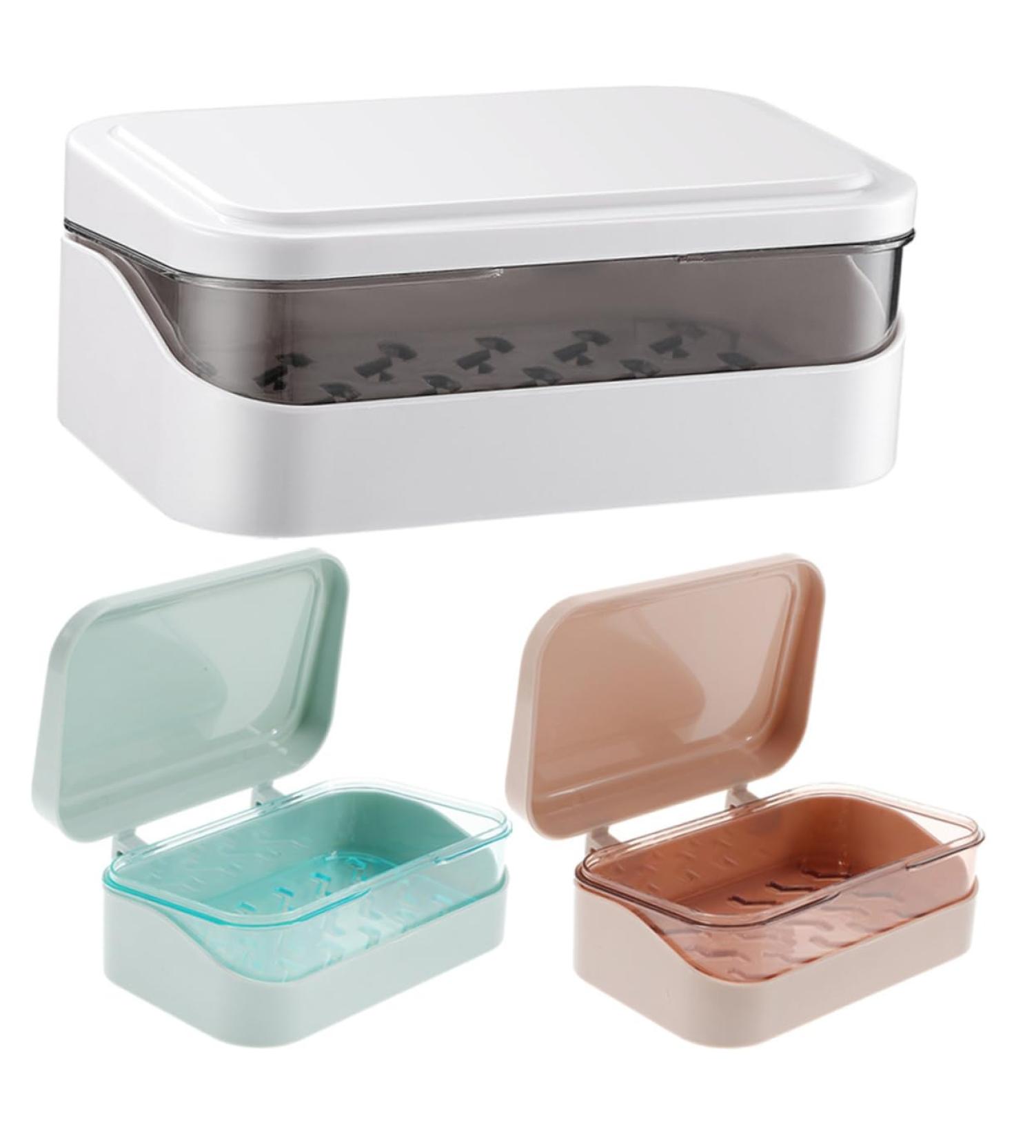 Ciieeo 3pcs Soap Holder Travel Soap Case Soap Dish for Shower Soap Display Stand Bathroom Soap Dish Portable Soap Storage Boxes Outdoor Soap Container Soap Containers Toiletries Abs - Buy Online on GoSupps.com