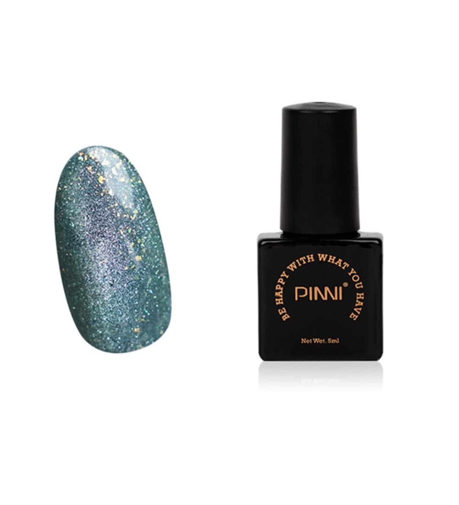 Premium Pinni Gel Nail Polish Set - Magnetic Cat Eye Aurora Platinum Glitter - 5ml Semi-Permanent UV/LED Manicure | Ideal for Winter & Christmas - Buy Online on GoSupps.com