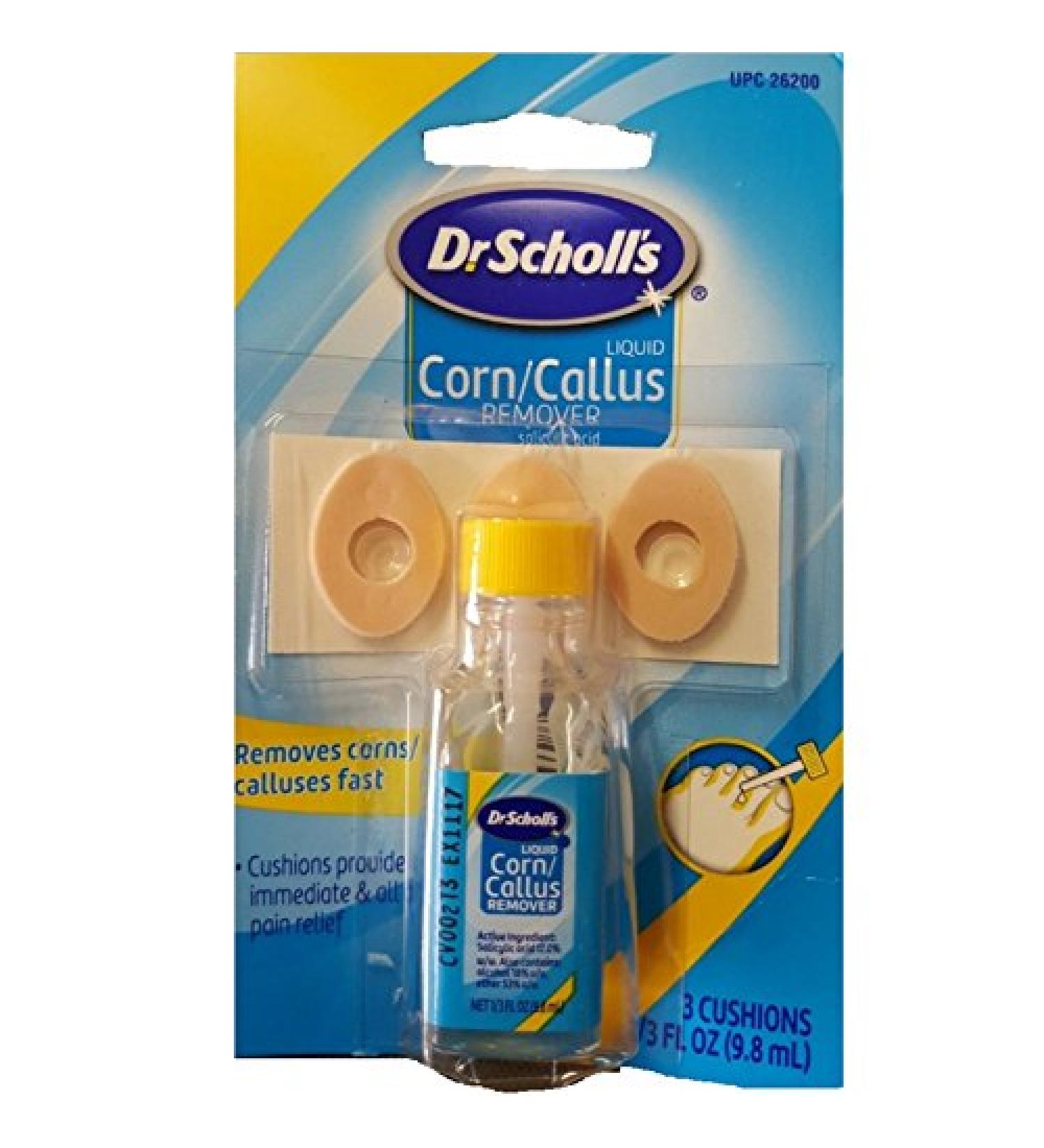 Special Pack of 5 DR. Scholls Corn/Callous REM Liquid 26200 0.33 oz