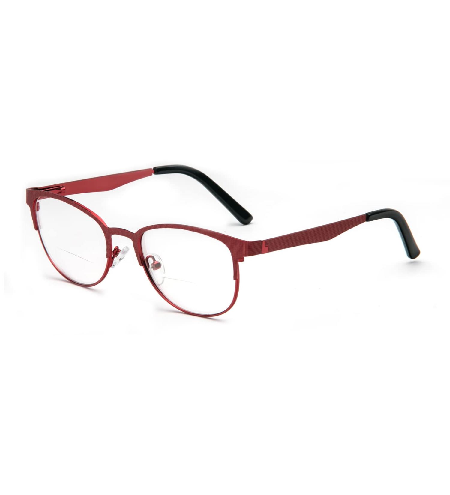 Bifocal Reading Glasses Women Blue Light Blocking Reader Purple Red 2.50 - Buy Online on GoSupps.com