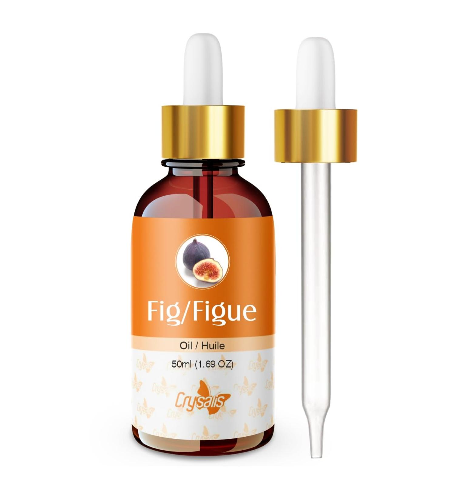 Crysalis Fig Oil Cosmetic Grade (50 ml / 1.69 fl oz) - Botanical Aromatic Oil for Skincare Massage DIY Beauty & Topical Blends - Buy Online on GoSupps.com