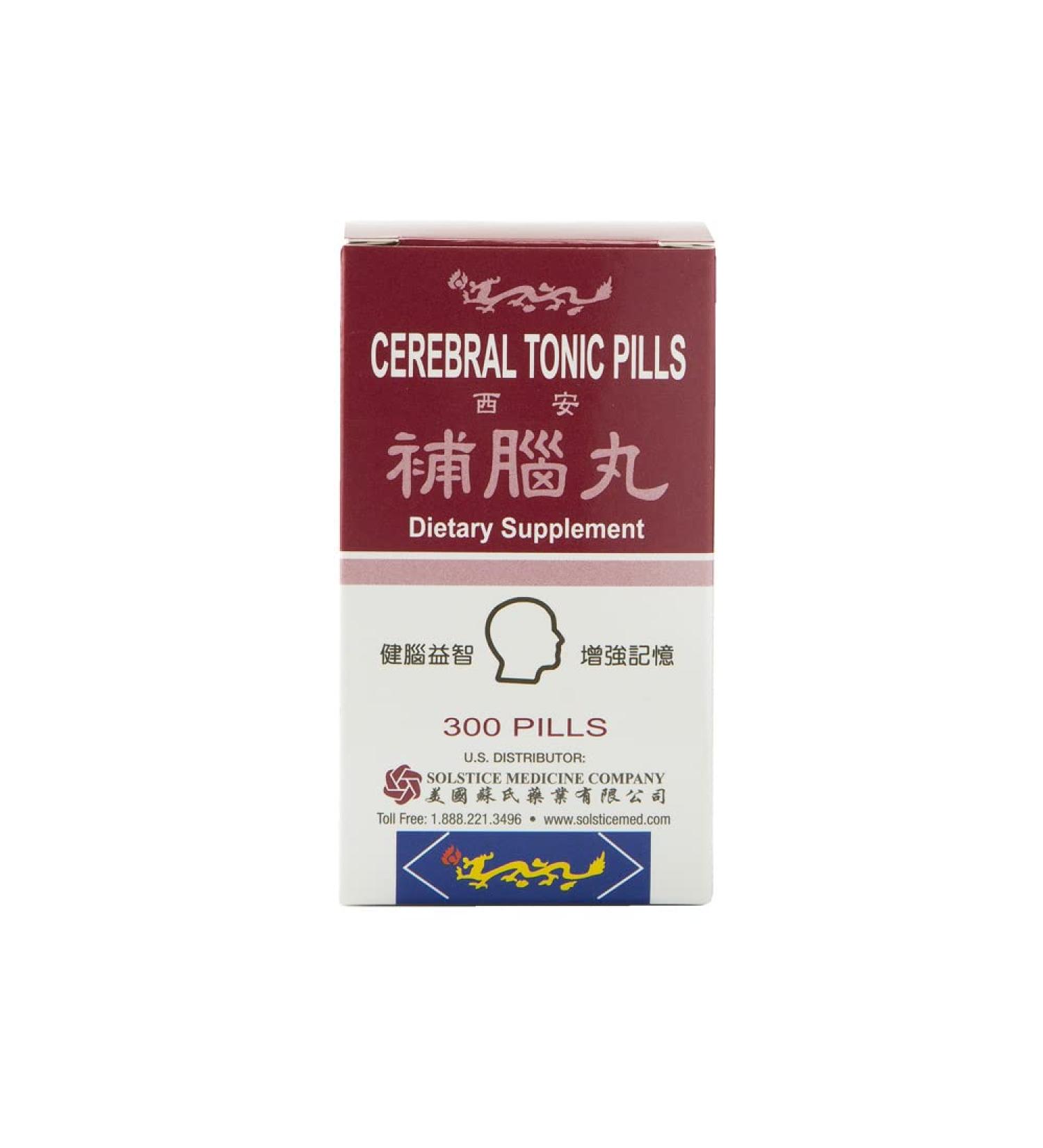 Cerebral Tonic Pills (Bu Nao Wan) 300 Pills - Solstice | Boost Brain Function - Buy Online on GoSupps.com