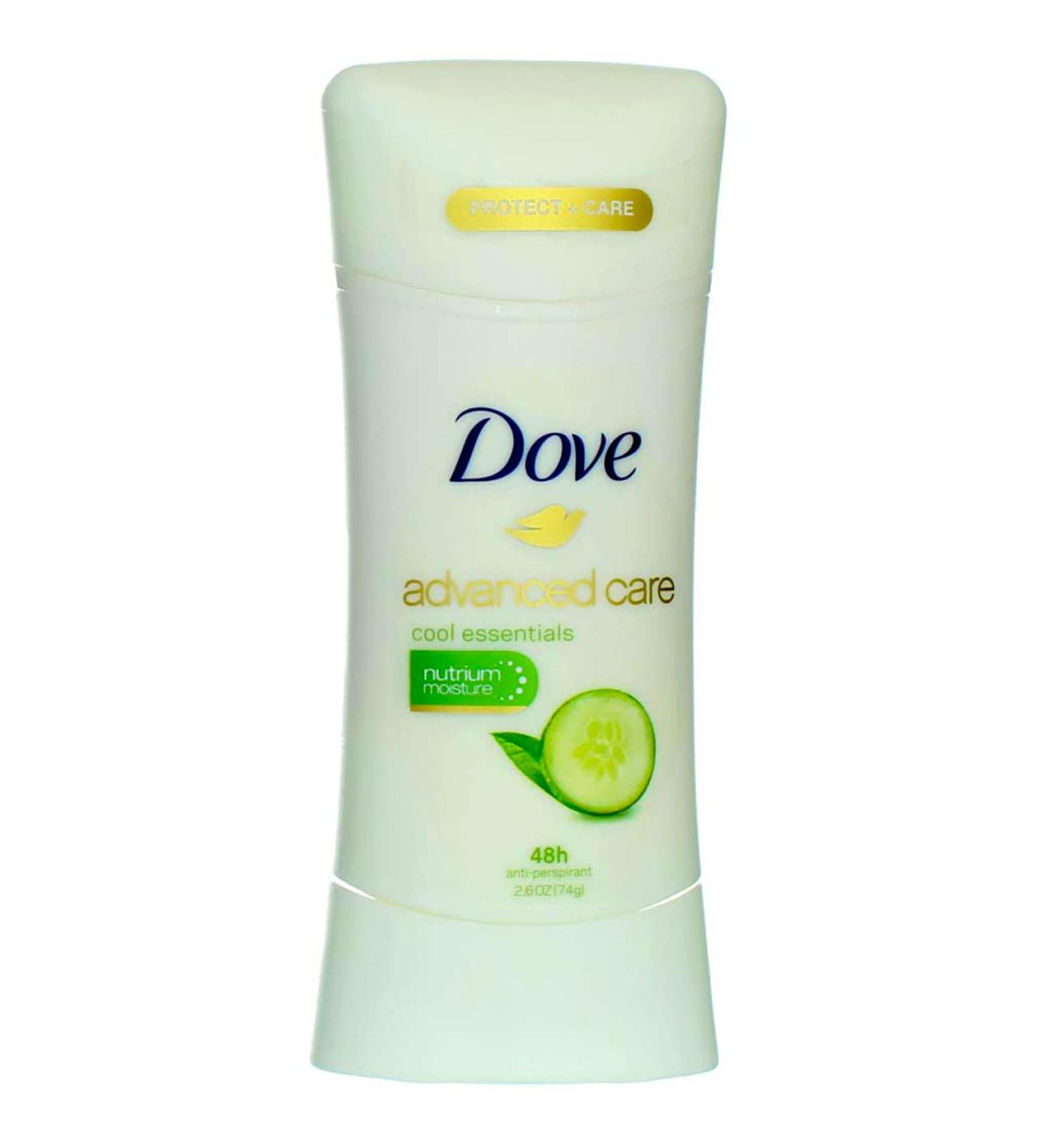 Dove Adv Care Anti-Perspirant Cool Essential Deodorant 2.6 oz (Pack of 6) - Fresh Scent - Buy Online on GoSupps.com