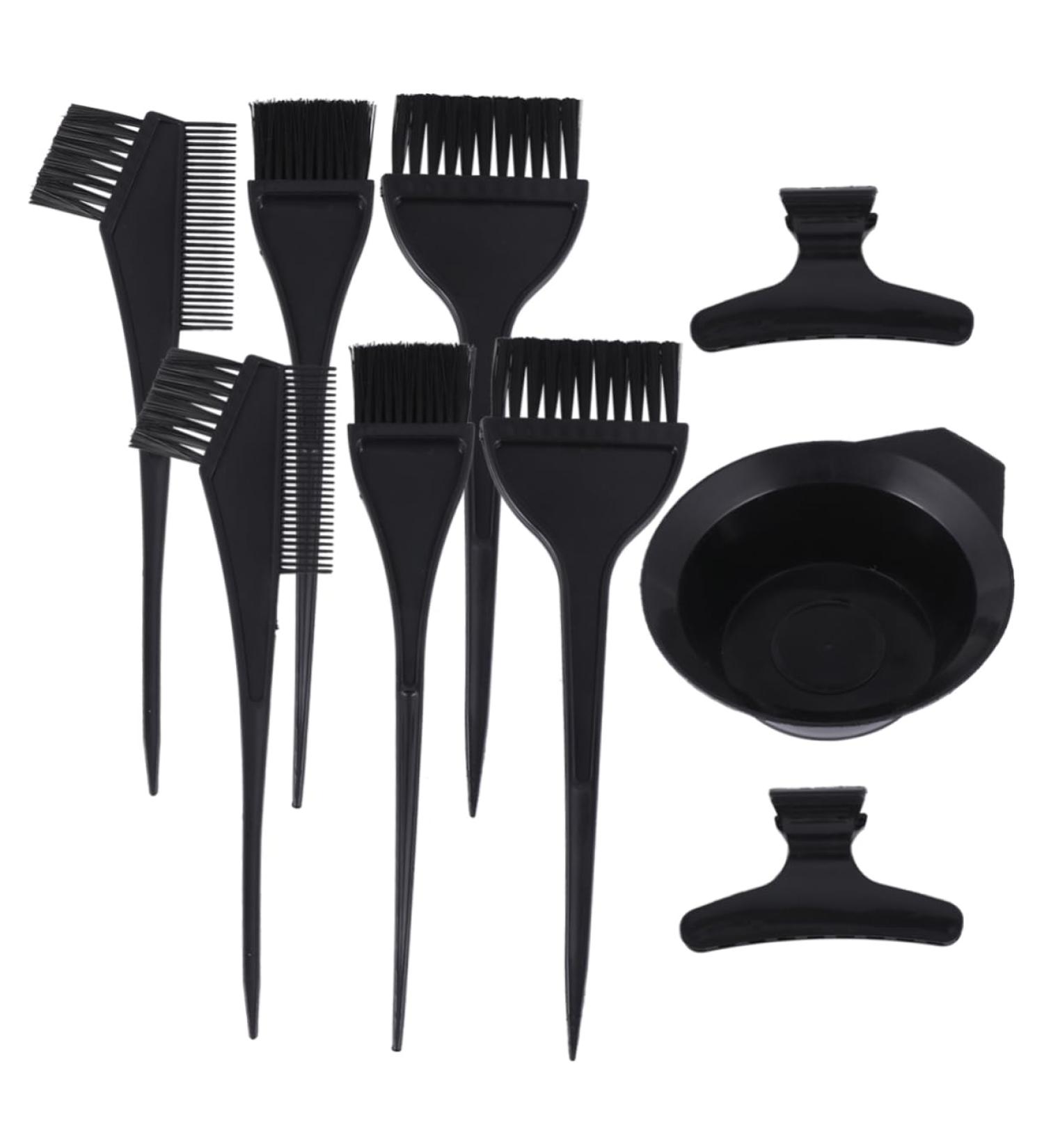 Homoyoyo 9 Pi ces Kit De Teinture Capillaire Ensemble De Coloration Outils De Teinture Pratique Pour Diy Avec Bol Et Pinceaux - Buy Online on GoSupps.com