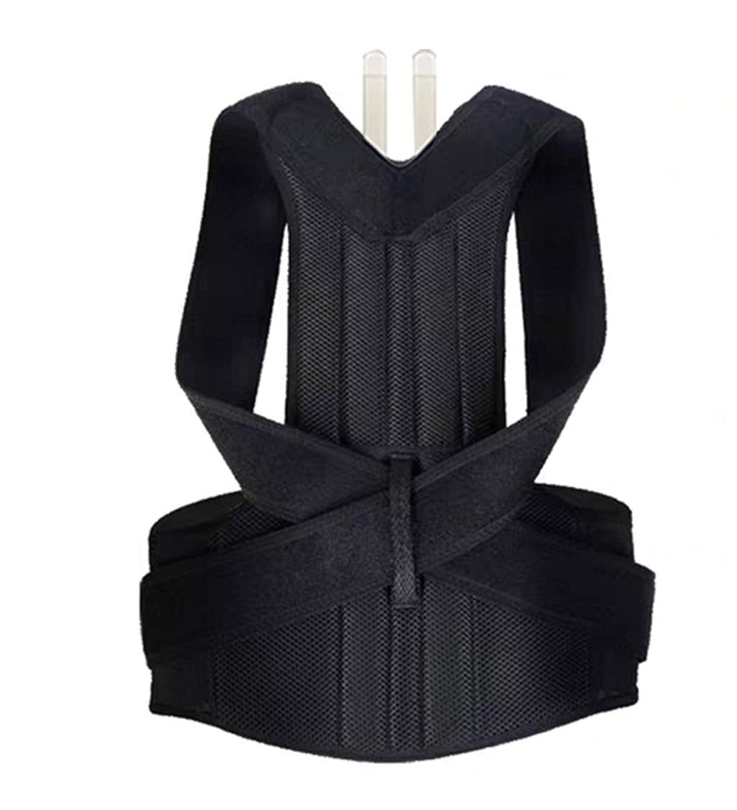 Unisex Posture Corrector Lower Upper Back Brace Support for Men Women - Shoulder Spine Support for Physical Therapy Posture Support Brace with Straps (Size : XXL) (X) - Buy Online on GoSupps.com