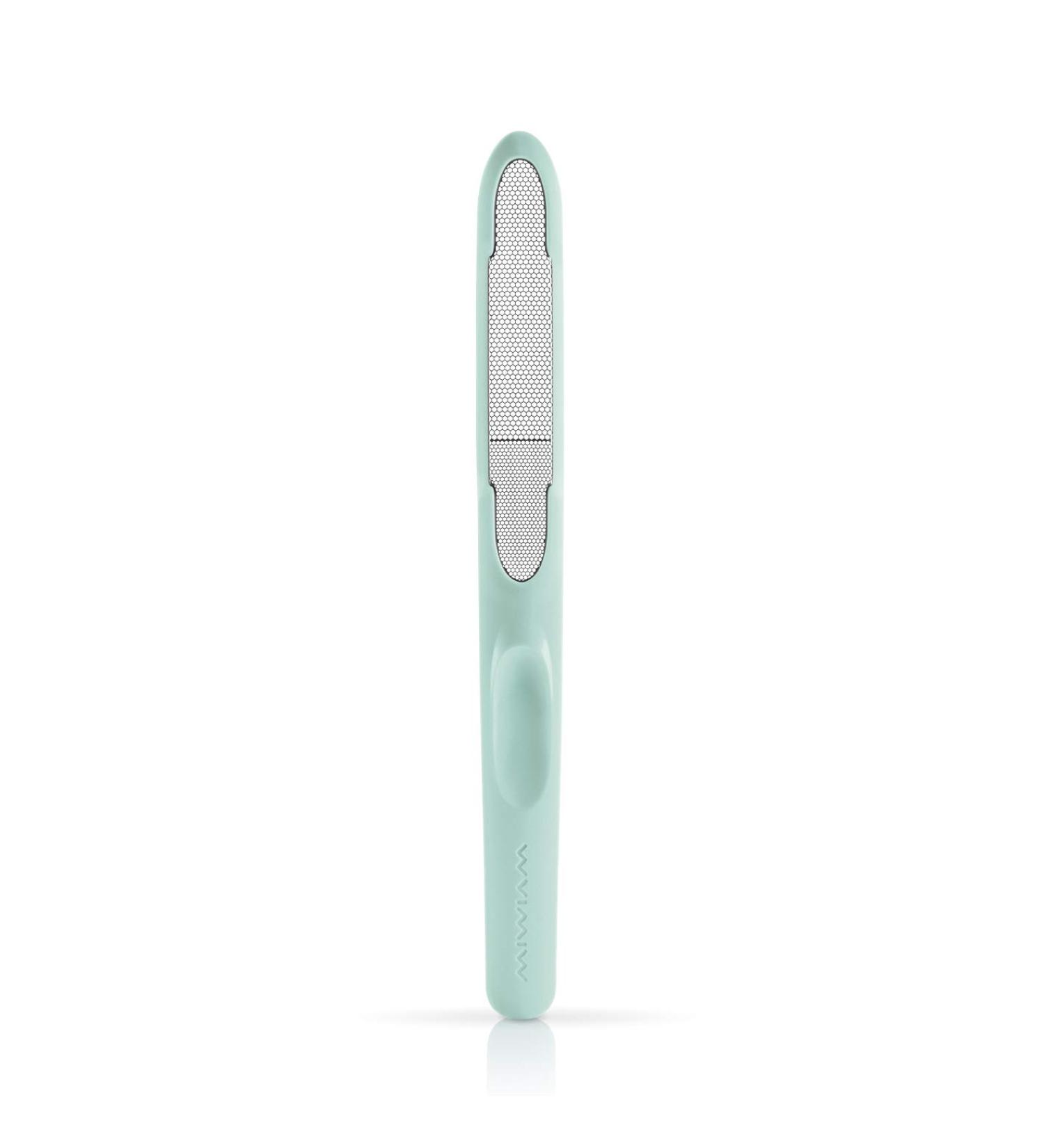 Miwiam Nail File - Smooth Nail Surfaces Rustproof 2 Zones (Coarse & Fine) Residue-Free Cleaning | Mint Color | Perfect for Nail Care - Buy Online on GoSupps.com