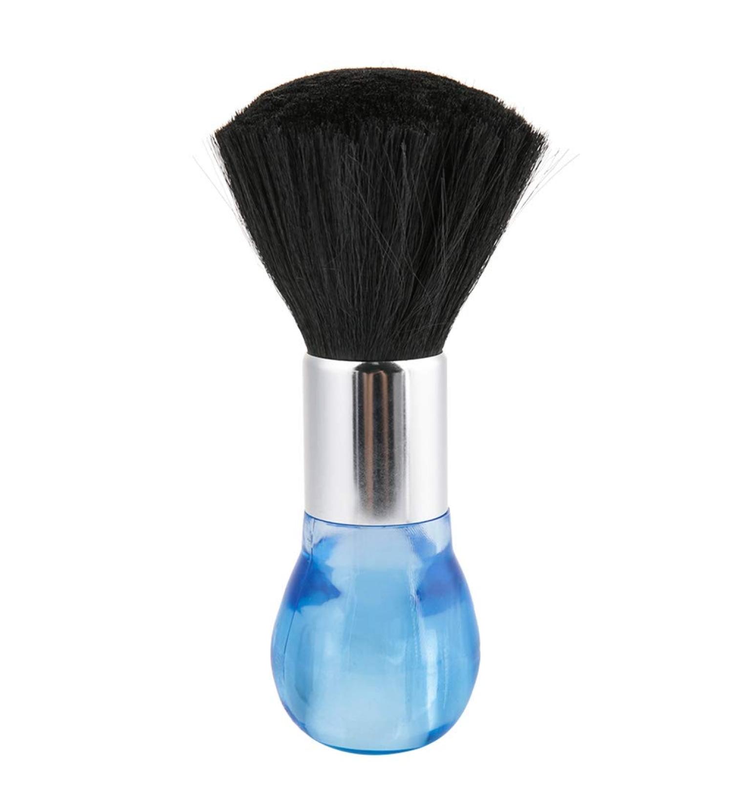 Hairdresser Neck Brushe Soft Wool Neck Duster Neckline and EarsHair Cleaning Hairdressing Styling Tool for Barber Hair Salon(Blue) - Buy Online on GoSupps.com