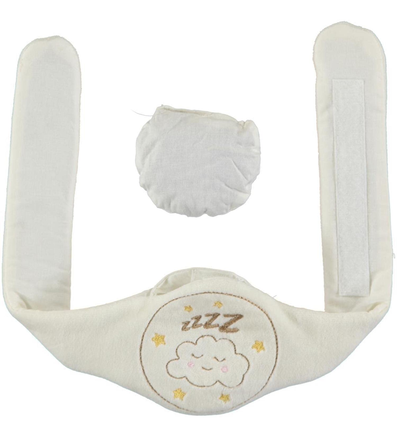 Cherry Stone Cushion for Kids - Heatable Cherry Pit Pillow for Baby, Pain Relief and Health - White Ivory - Buy Online on GoSupps.com