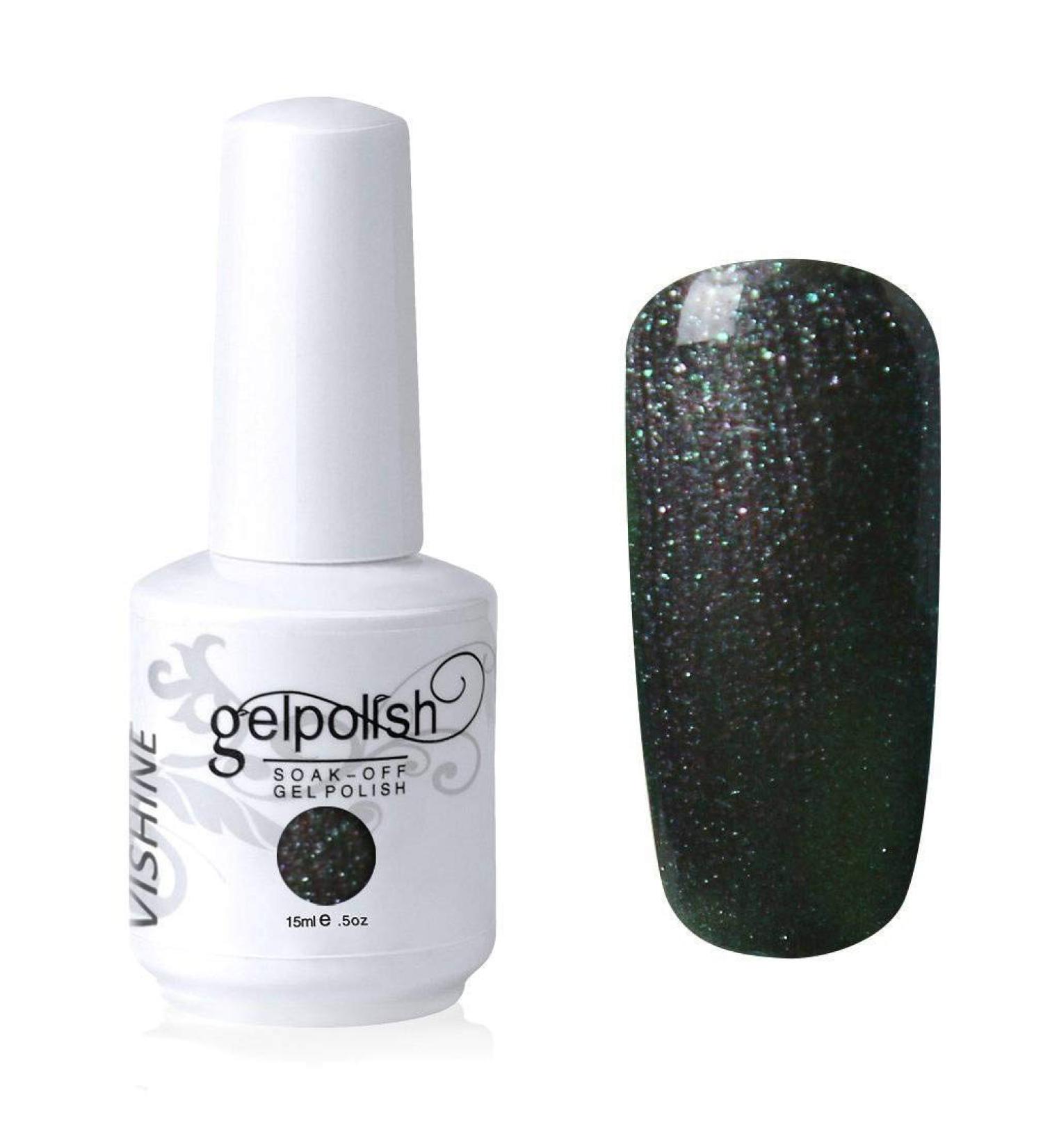 Vishine Soak-off Gel Polish Lacquer Nail Art UV LED Manicure Varnish 15ml Pearl Grey(289) #289 - Buy Online on GoSupps.com