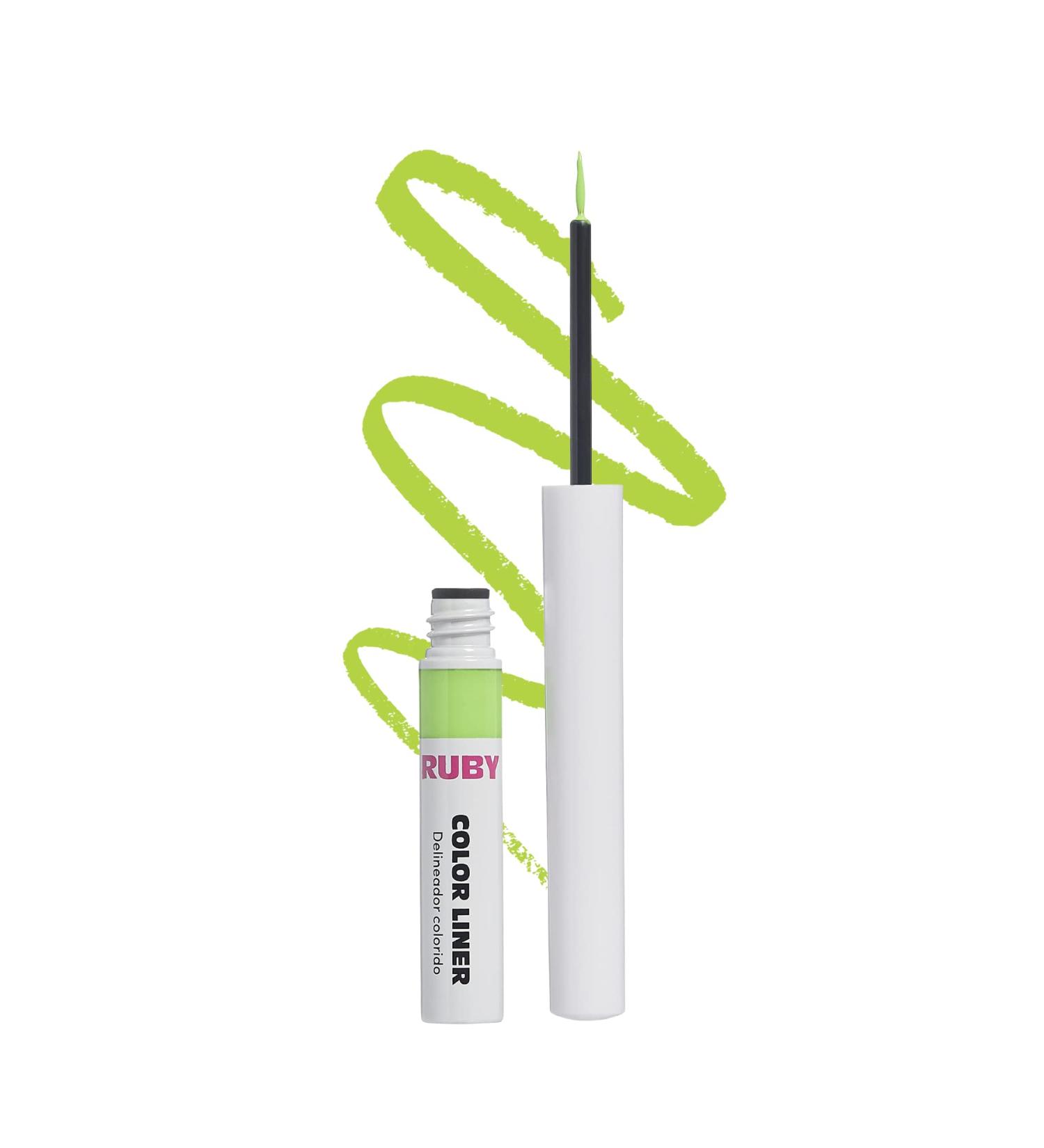 Ruby Kisses Neon Green Liquid Eyeliner - Water Resistant, Long Lasting - 3 ml - Buy Online on GoSupps.com