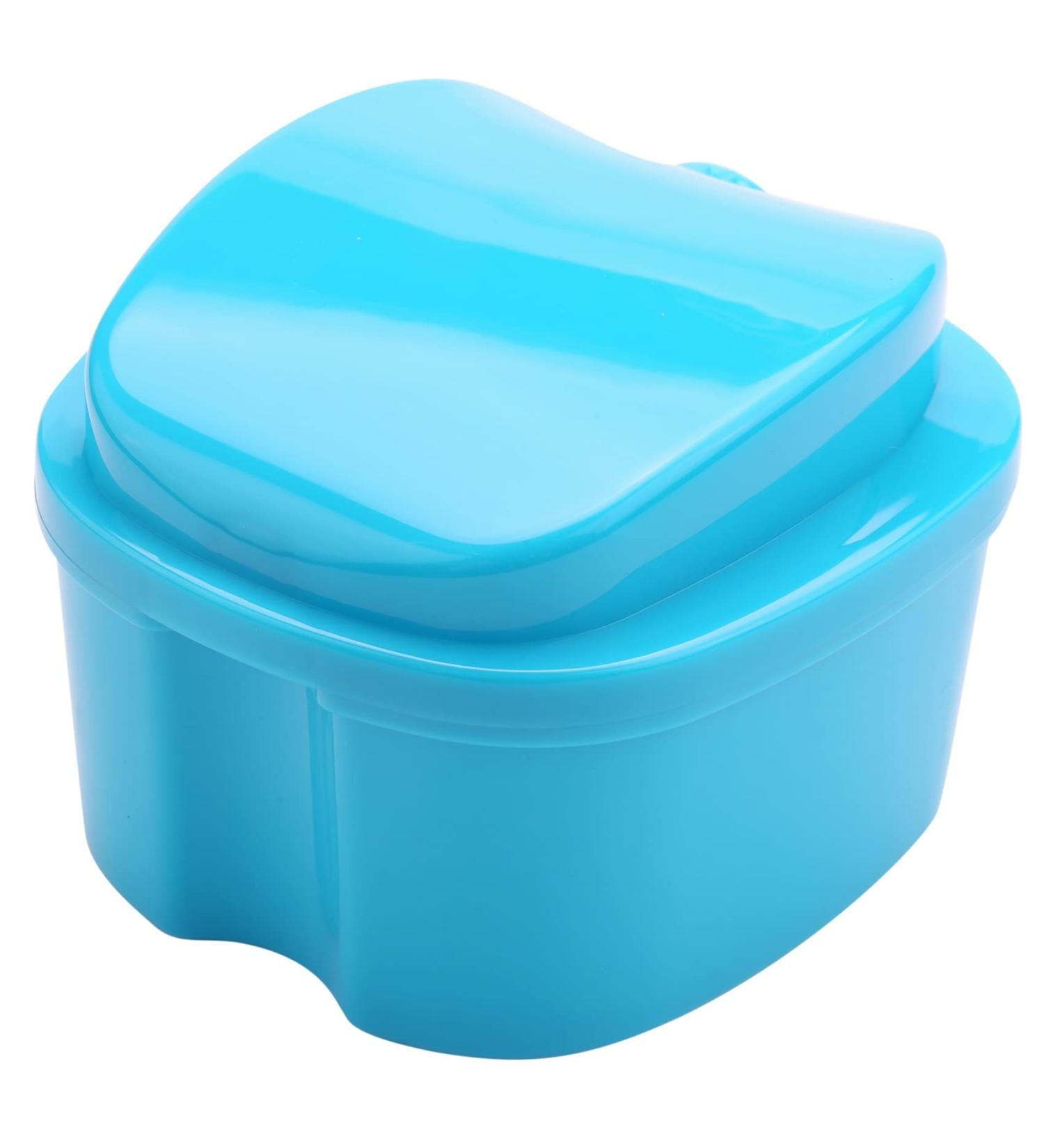 Buy Hefddehy Prostheses Suitcase - Travel Storage Box for False Teeth with Cup & Sieve - Ideal for Bath & On-the-Go - Buy Online on GoSupps.com