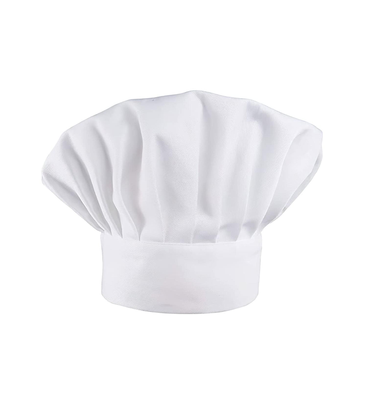 Unisex Elastic Chef's Hat for Kitchen & Restaurant - 1 Piece White Cooking Hat Perfect for Home & Hotel Use - Buy Online on GoSupps.com