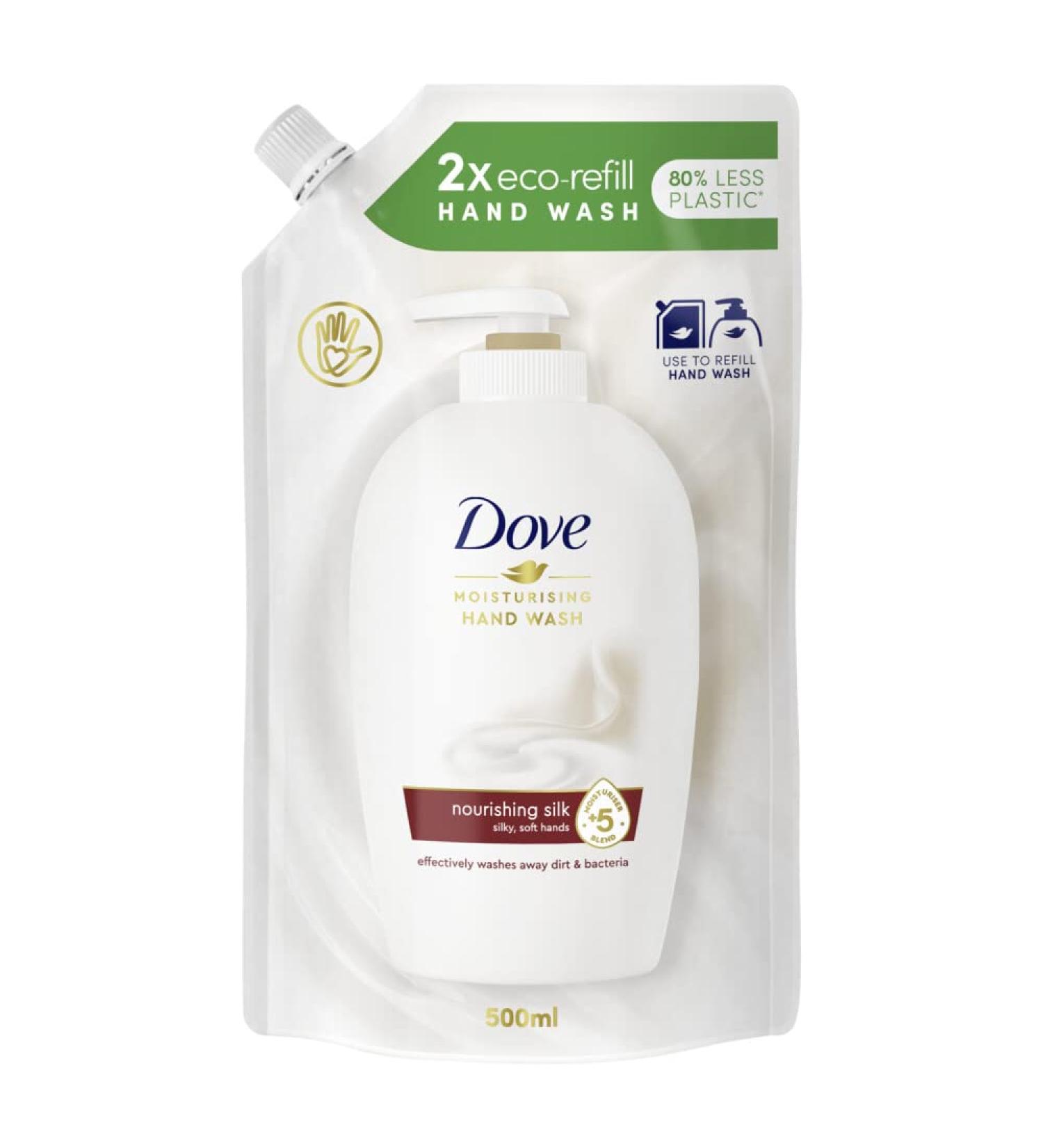 Dove Silk Hand Wash Refill 500ml - Frankincense Scent | Pack of 1 - Buy Online on GoSupps.com