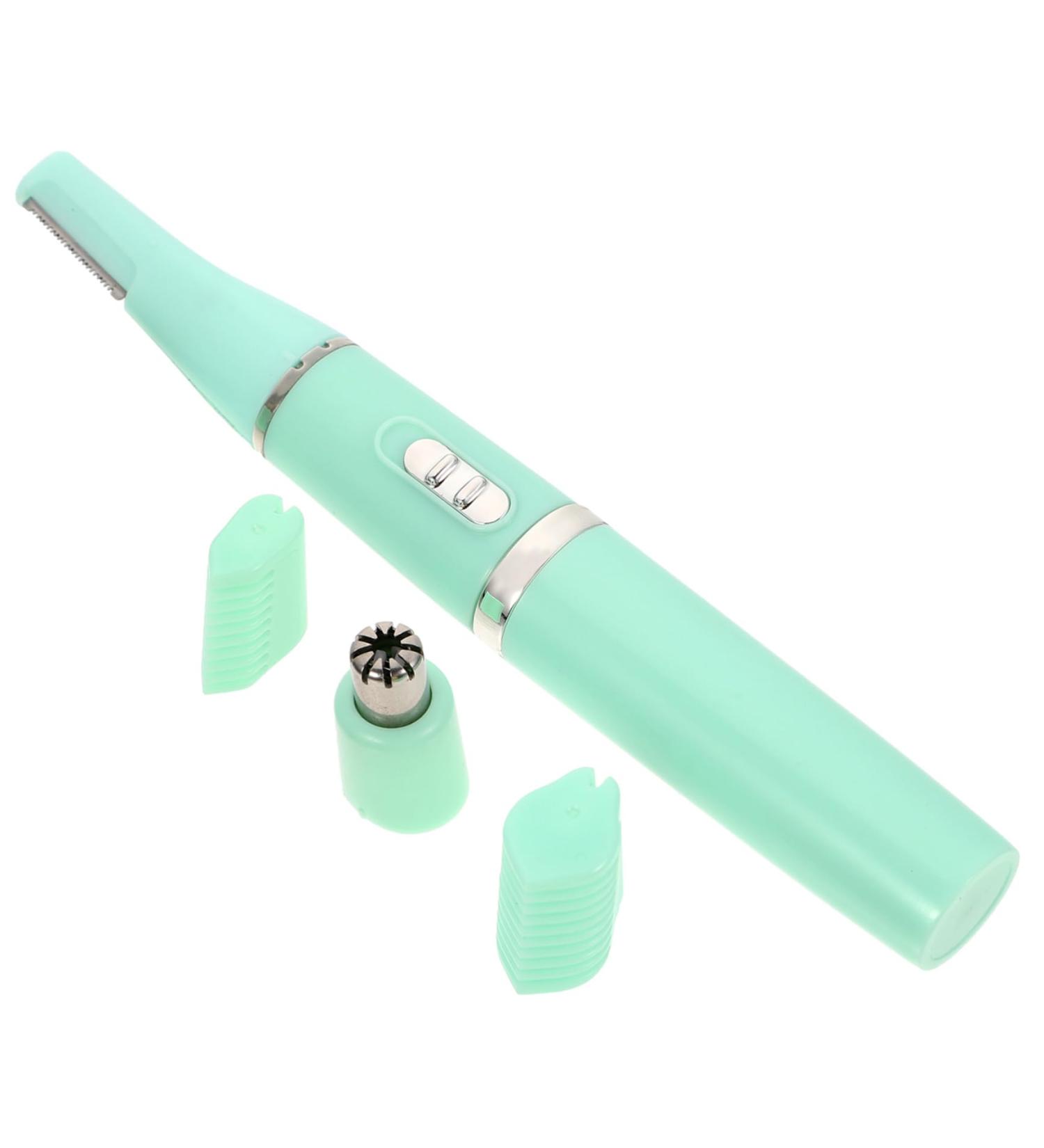 1 PC Electric Eyebrow Trimmer & Facial Hair Removal Tool - Safe Portable Green Epilator for Perfect Grooming - Buy Online on GoSupps.com