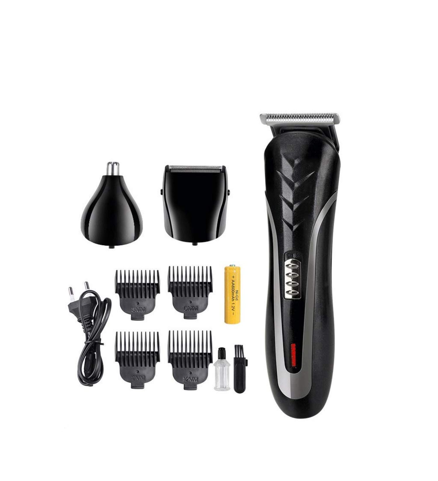Multifunction Rechargeable Hair Clipper for Men - Waterproof Electric Shaver & Trimmer for Beard Nose & Ears - Buy Online on GoSupps.com