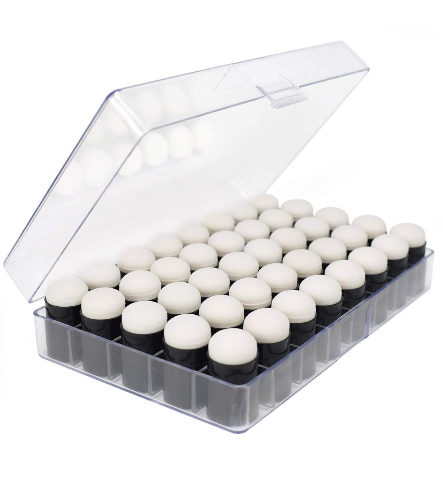 ZIIYAN 40-Pack Finger Sponge Daubers with Storage Case for Art, Crafts, Chalk, and Card Making - Buy Online on GoSupps.com