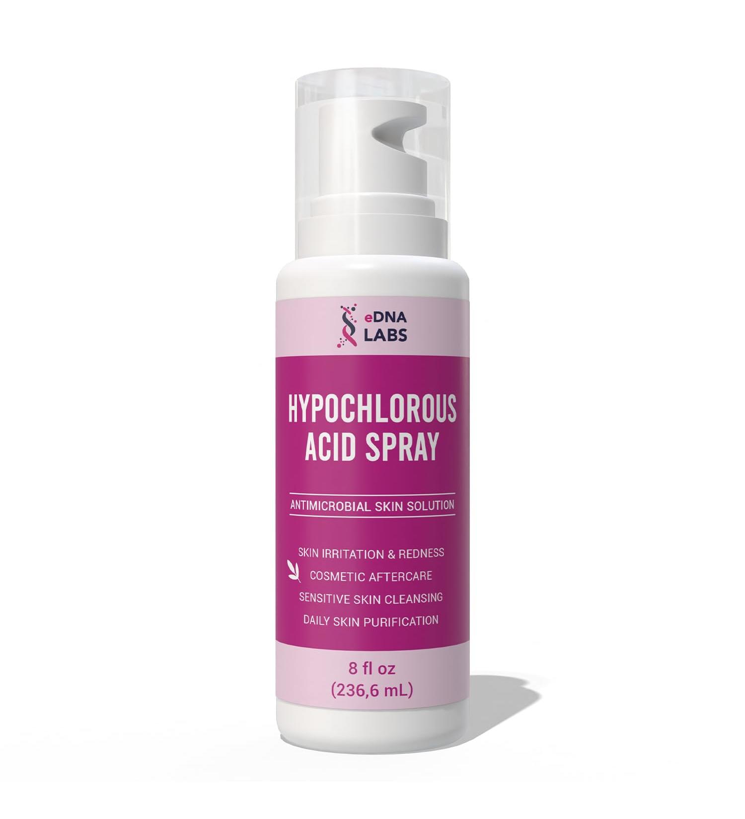 EDNA Labs Hypochlorous Acid Spray for Face & Skin | 8 oz Facial Spray Daily Skin Solution Made in USA - Buy Online on GoSupps.com