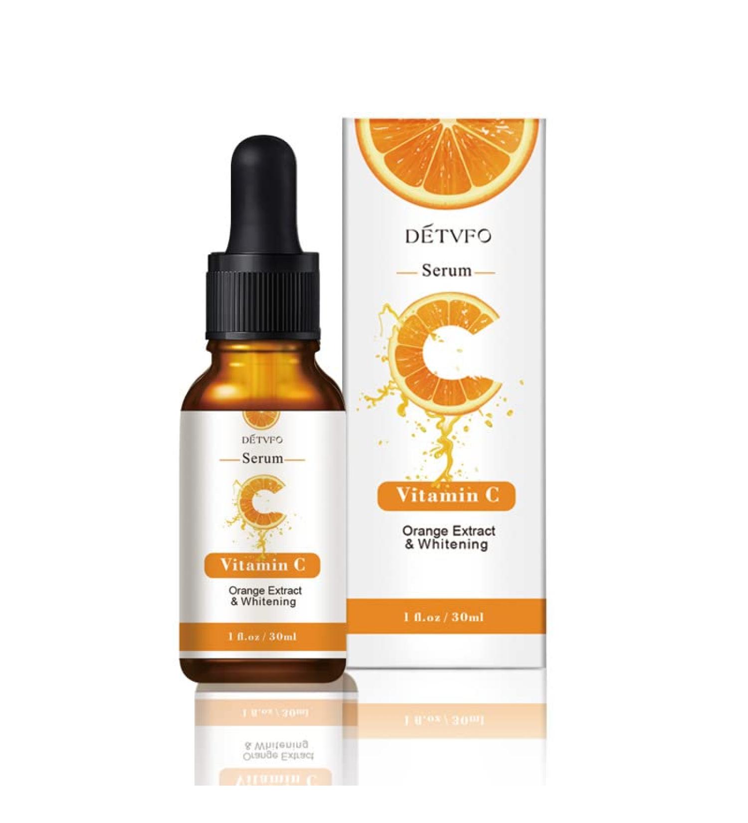 Vitamin C Serum for Face & Eyes Anti-Aging Brightening Dark Spot Remover & Moisturizer with Hyaluronic Acid | 30 ML - Buy Online on GoSupps.com