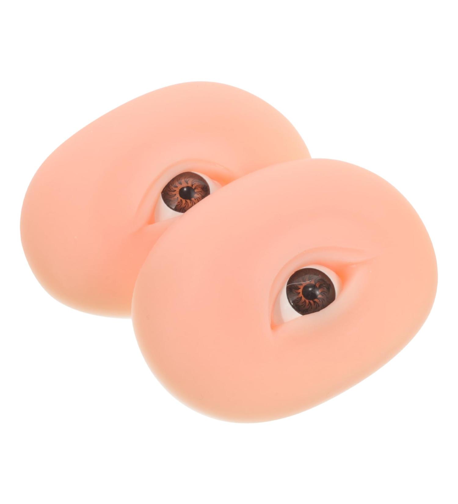 PAMINGONO 1 Pair fake eye makeup model silicone makeup skin eye model 7.70X5.50X2.00CM As Shown - Buy Online on GoSupps.com