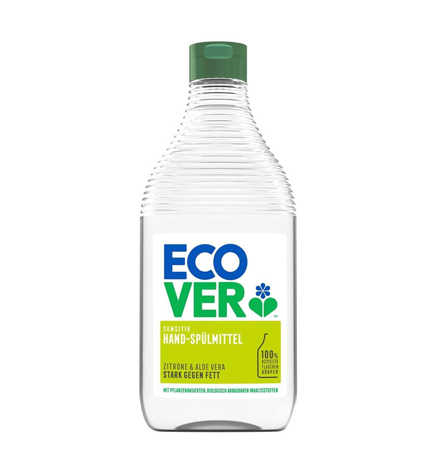 Ecover hand washing liquid lemon & aloe vera ecological premium quality since 1979 2 x 500ml