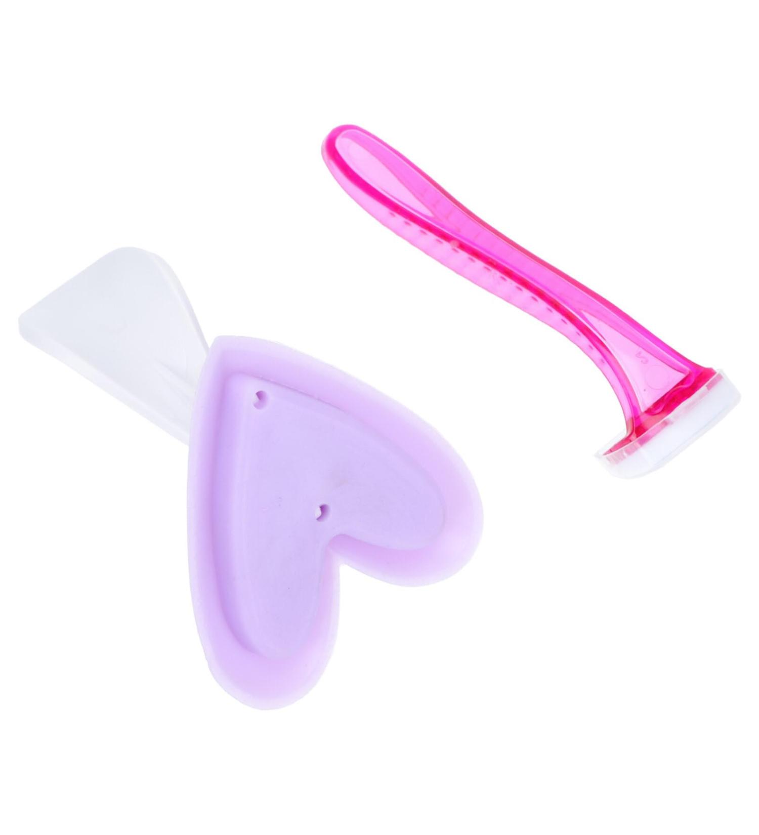 Minkissy 5 sentences Intimate area trimming bikini trimmer razor electric shaver for women haircases for women women razor private hair pebble gel hair removal Miss 9x2.3cmx5pcs different colors x 5 pieces