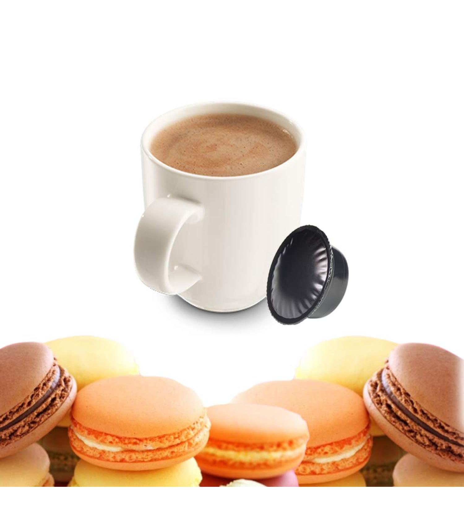 KICKKICK 10 Almond Macaron Capsules compatible with Lavazza A Modo Mio Soluble Drink in Pods - Buy Online on GoSupps.com