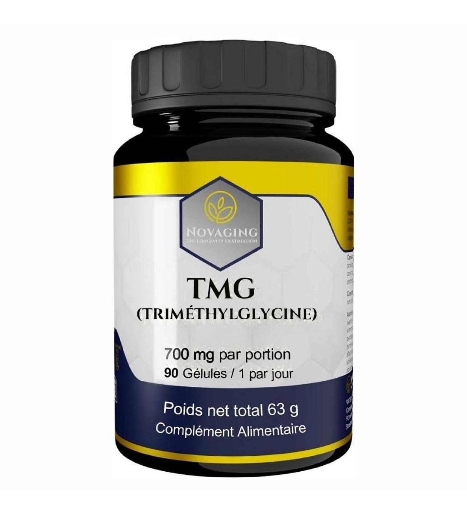 TMG (Trimethylglycine) 700 mg 90 G lules - Antioxydant - 100% Vegan - Fortement dos - Haute absorption - Test sans additifs OGM ni allerg nes. - Buy Online on GoSupps.com